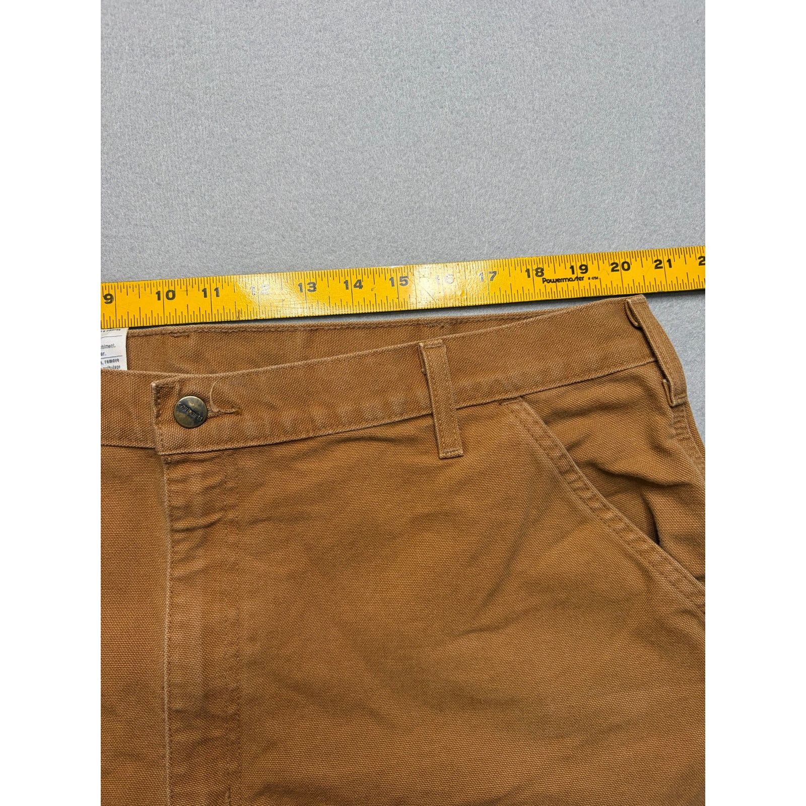 Carhartt Carhartt B11 BRN Duck Carpenter Work Pants Men’s 42x32 Size US 42 / EU 58 - 6 Thumbnail