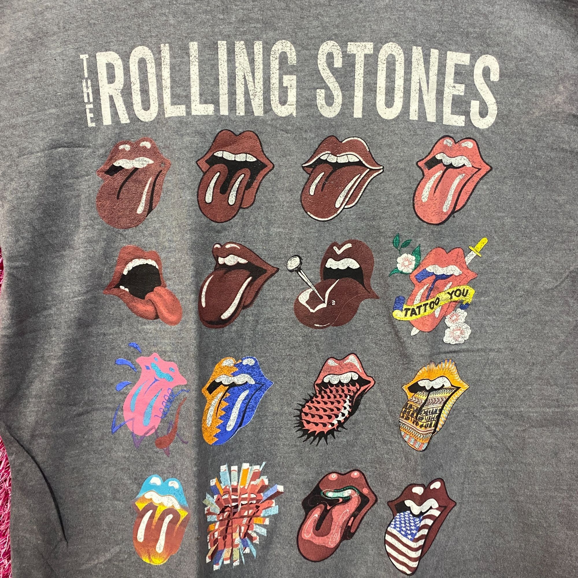 The Rolling Stones The Rolling Stones Hot Lips No Filter Evolution Gray T-Shirt Size US L / EU 52-54 / 3 - 2 Thumbnail