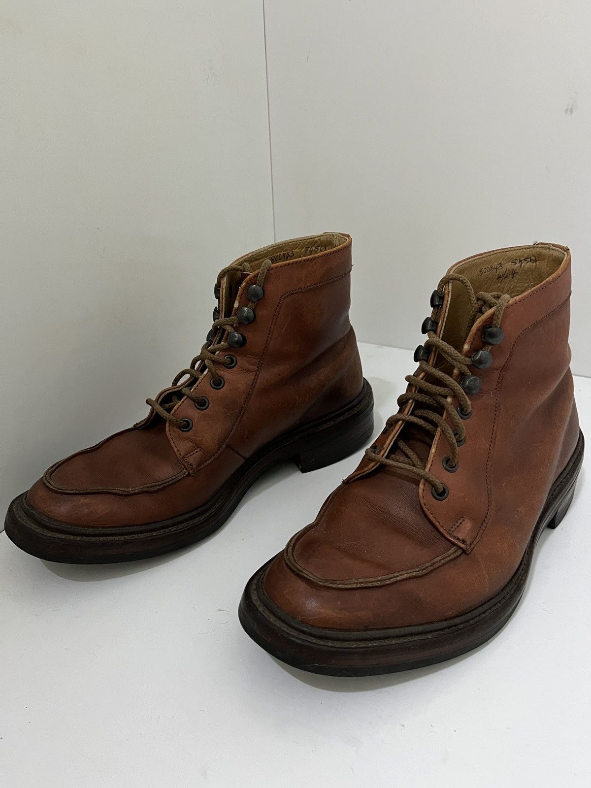 Tricker's Tricker’s U Tip Boots Size US 7 / IT 37 - 4 Thumbnail