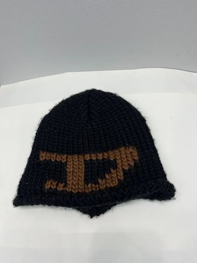 Diesel Vintage Diesel Big Logo Knit Beany Hat Size ONE SIZE - 1 Thumbnail