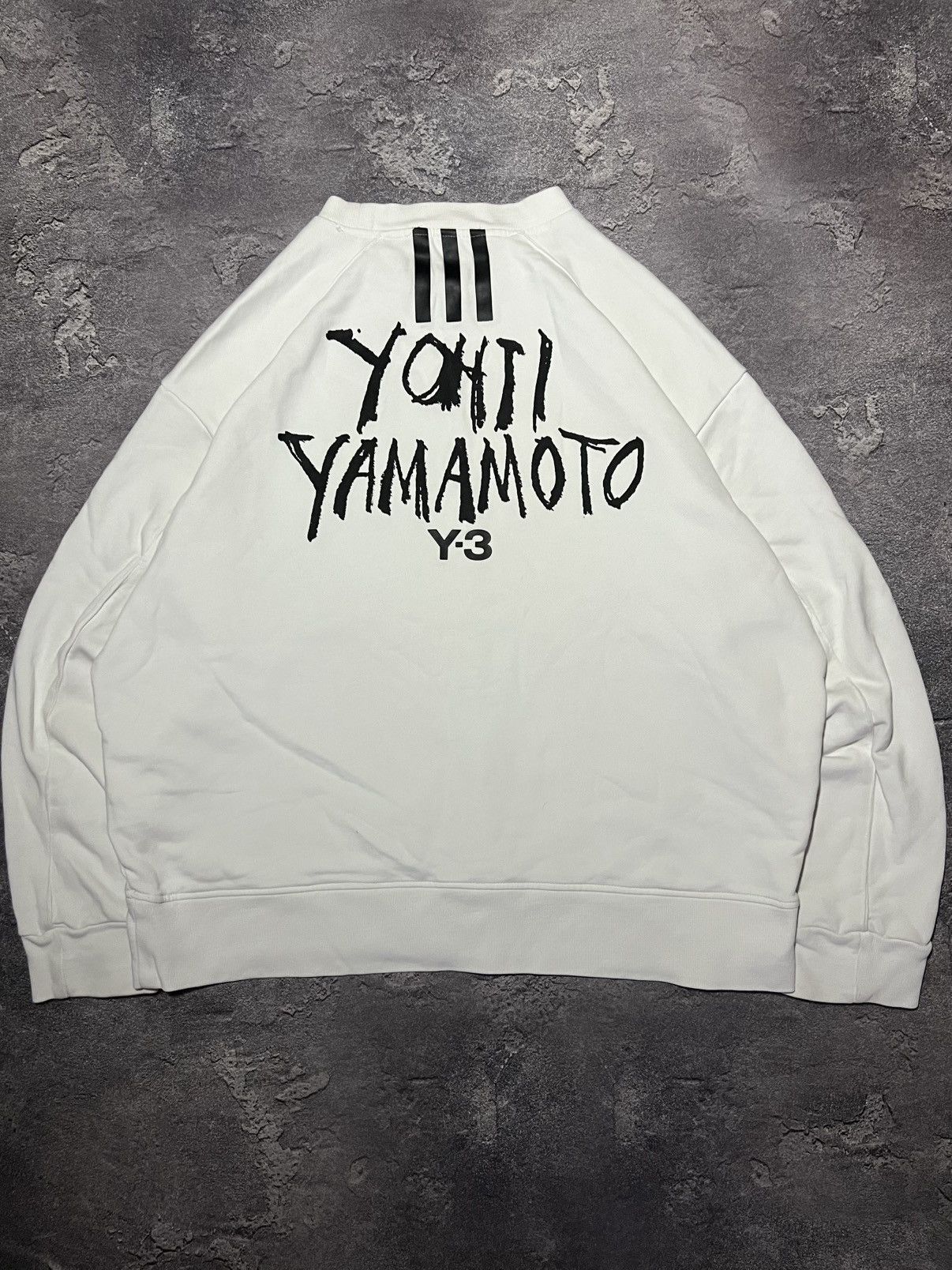 Yohji Yamamoto Y-3 Adidas x Yohji Jamamoto Sweatshirt Streetwear Vintage Size US XL / EU 56 / 4 - 1 Thumbnail