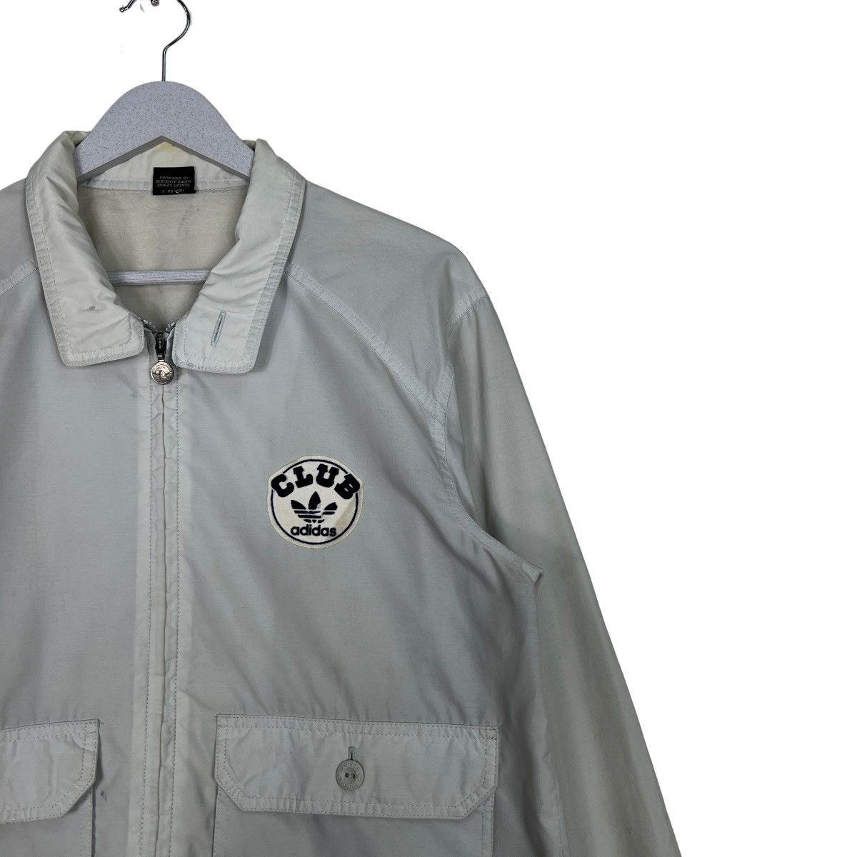Adidas × Vintage 🔥 80s ADIDAS CLUB LIGHT NYLON JACKET MADE IN JAPAN Size US M / EU 48-50 / 2 - 6 Thumbnail
