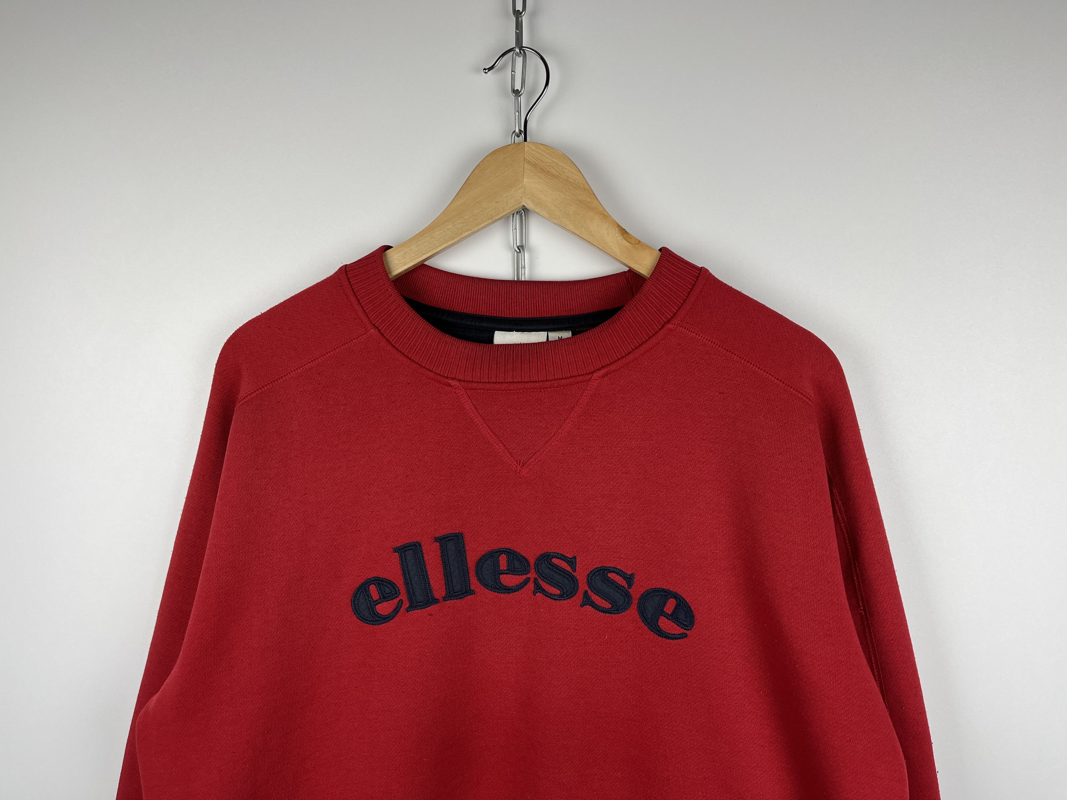 Ellesse 90's Ellesse Big Embroidered Logo Vintage Sweatshirt Size US M / EU 48-50 / 2 - 4 Thumbnail