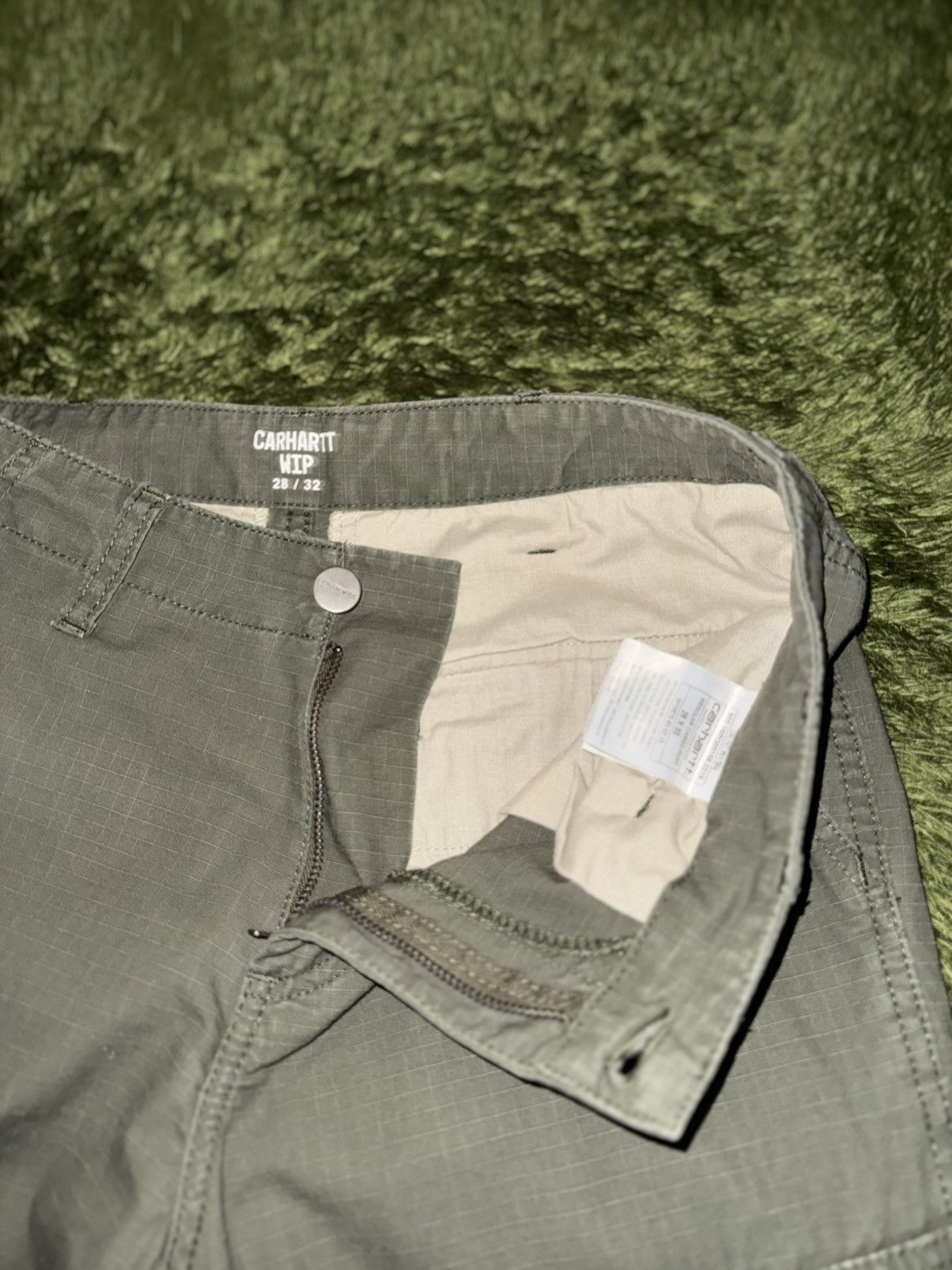 Carhartt Wip [28X32] Carhartt WIP Ripstop Cargo Pants Olive Size US 28 / EU 44 - 3 Thumbnail
