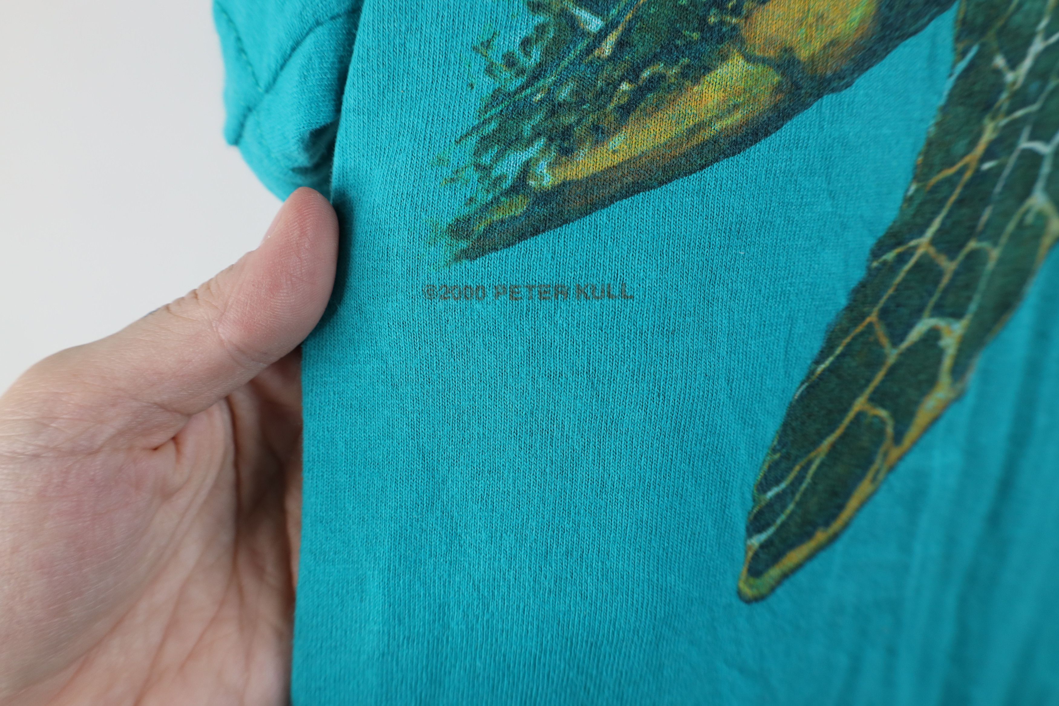 Vintage Vintage Y2K 2000 Streetwear Sea Turtle T-Shirt Blue USA Size US M / EU 48-50 / 2 - 5 Thumbnail