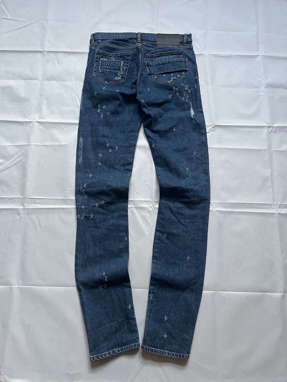 Givenchy Givenchy Distressed Rico Slim Jean Denim Size US 28 / EU 44 - 3 Thumbnail