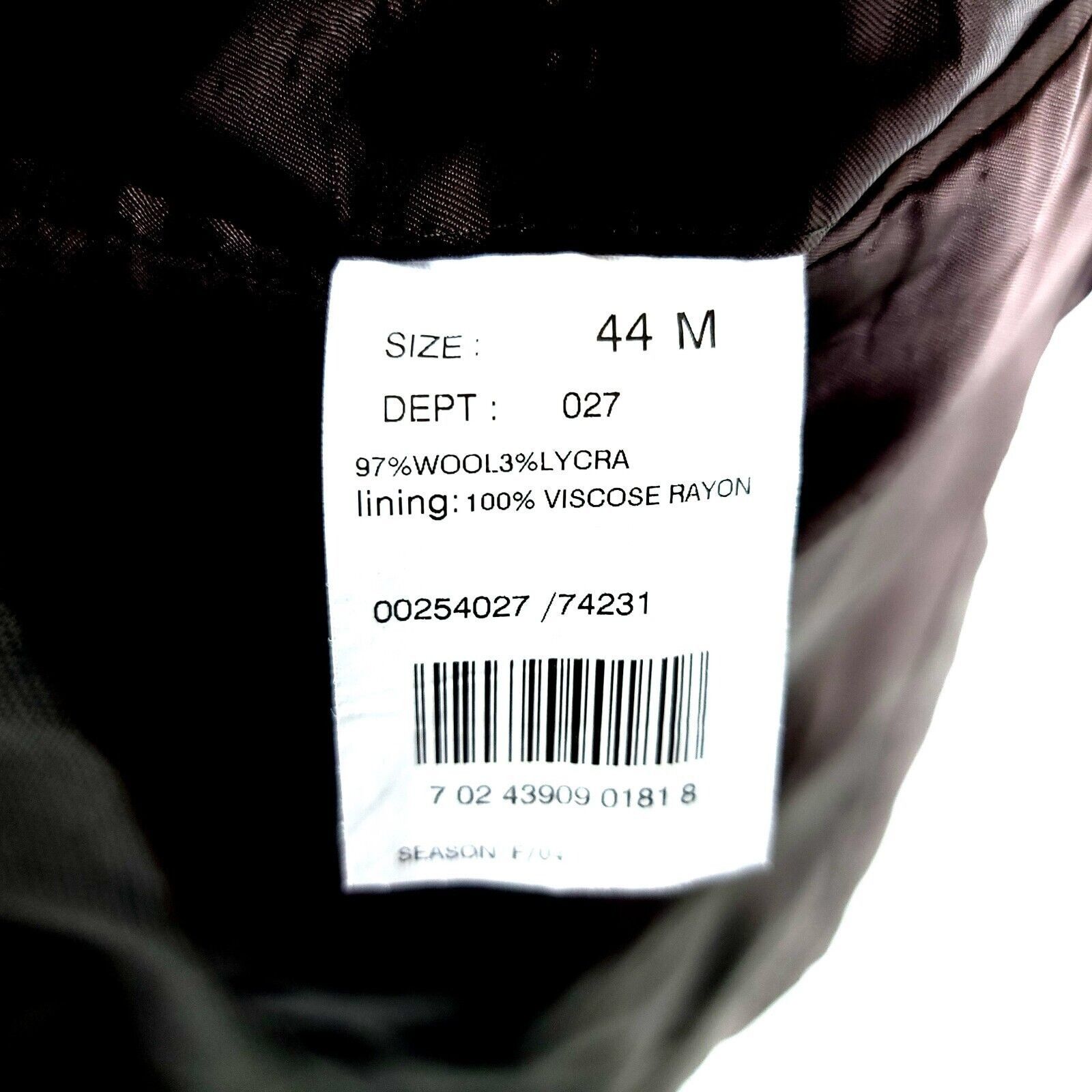 Brooks Brothers DAMAGED 346 Brooks Brothers Stretch Wool 2 Button Blazer 42L Size 42L - 10 Thumbnail
