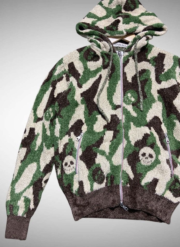 Sports Specialties Mark & Lona Golf Camo Skull Knit Sweater Zip-Up Hoodie Size US M / EU 48-50 / 2 - 4 Thumbnail