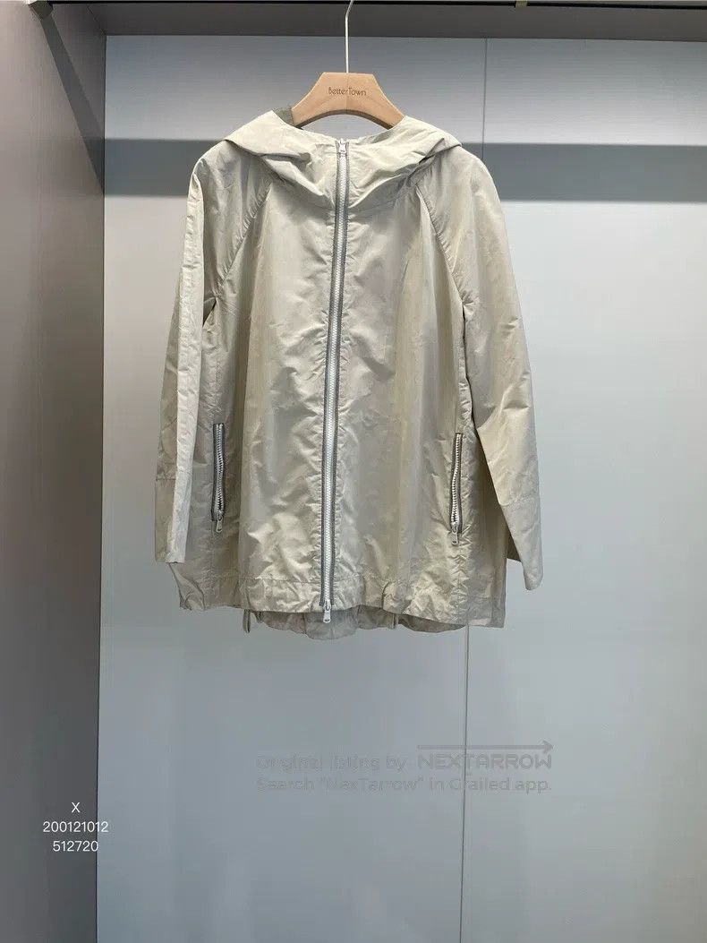 Brunello Cucinelli Brunello Cucinelli Beige Polyester Hooded Jacket Size US S / EU 44-46 / 1 - 1 Thumbnail