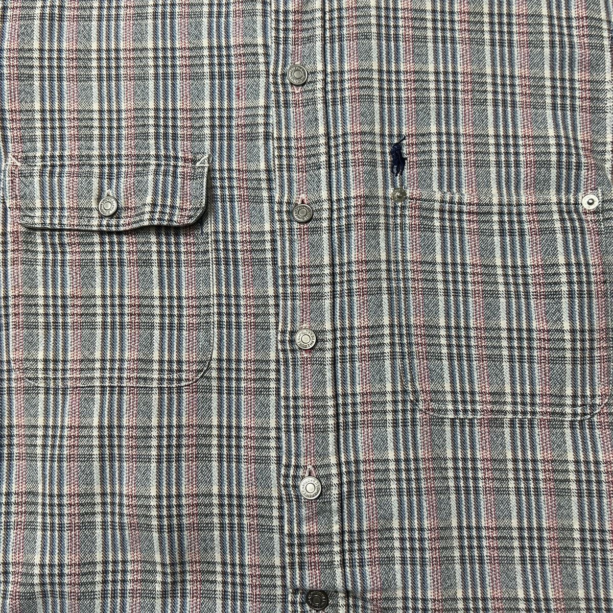 Polo Ralph Lauren × RRL Ralph Lauren × Vintage Vintage 80's Ralph Lauren cotton woven plaid flannel shirt Size US M / EU 48-50 / 2 - 4 Thumbnail