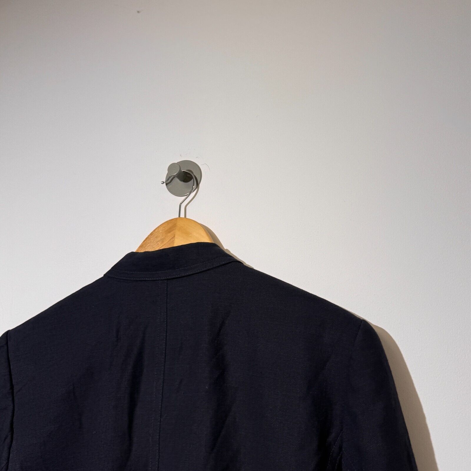 Escada × Vintage Escada Margaretha Navy Linen Wool Blazer Jacket Size 38 IT Size US L / EU 52-54 / 3 - 12 Thumbnail