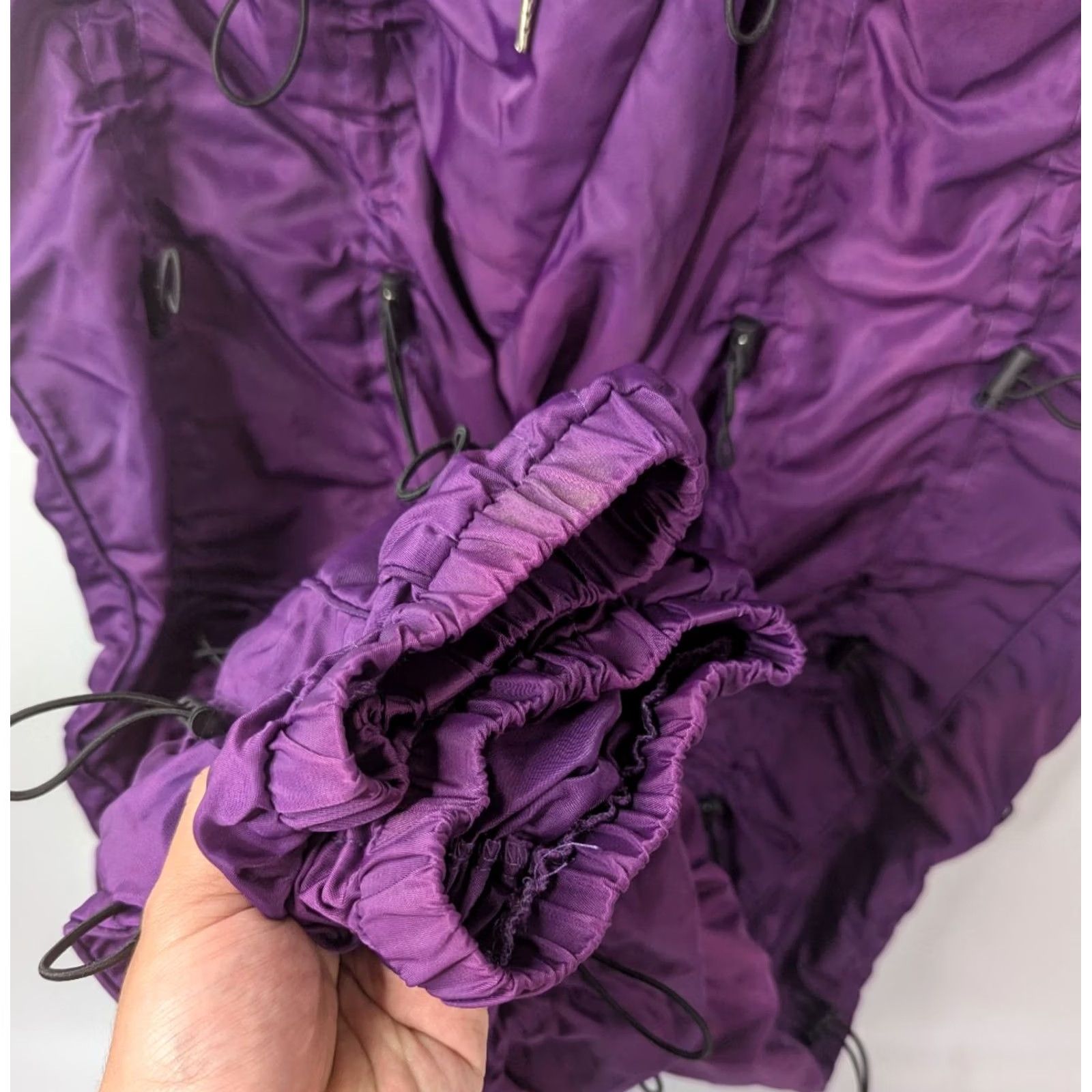 Vintage EPTM. Jogger Pants XL-36 Purple Bungee Drawstring Utility 40" Inseam Tracks Activewear Men Venise Size US 36 / EU 52 - 3 Thumbnail