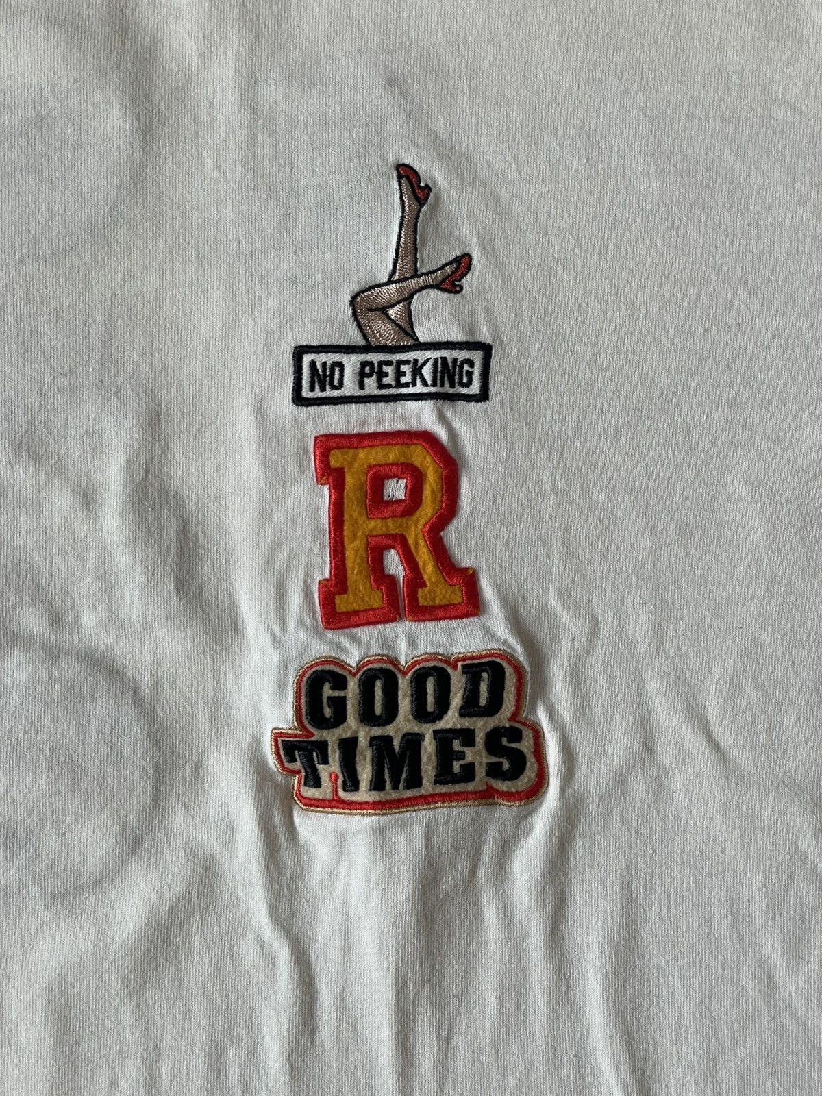 Japanese Brand × RAGEBLUE RAGEBLUE WHITE PATCH T-SHIRT Size L / US 10 / IT 46 - 3 Thumbnail