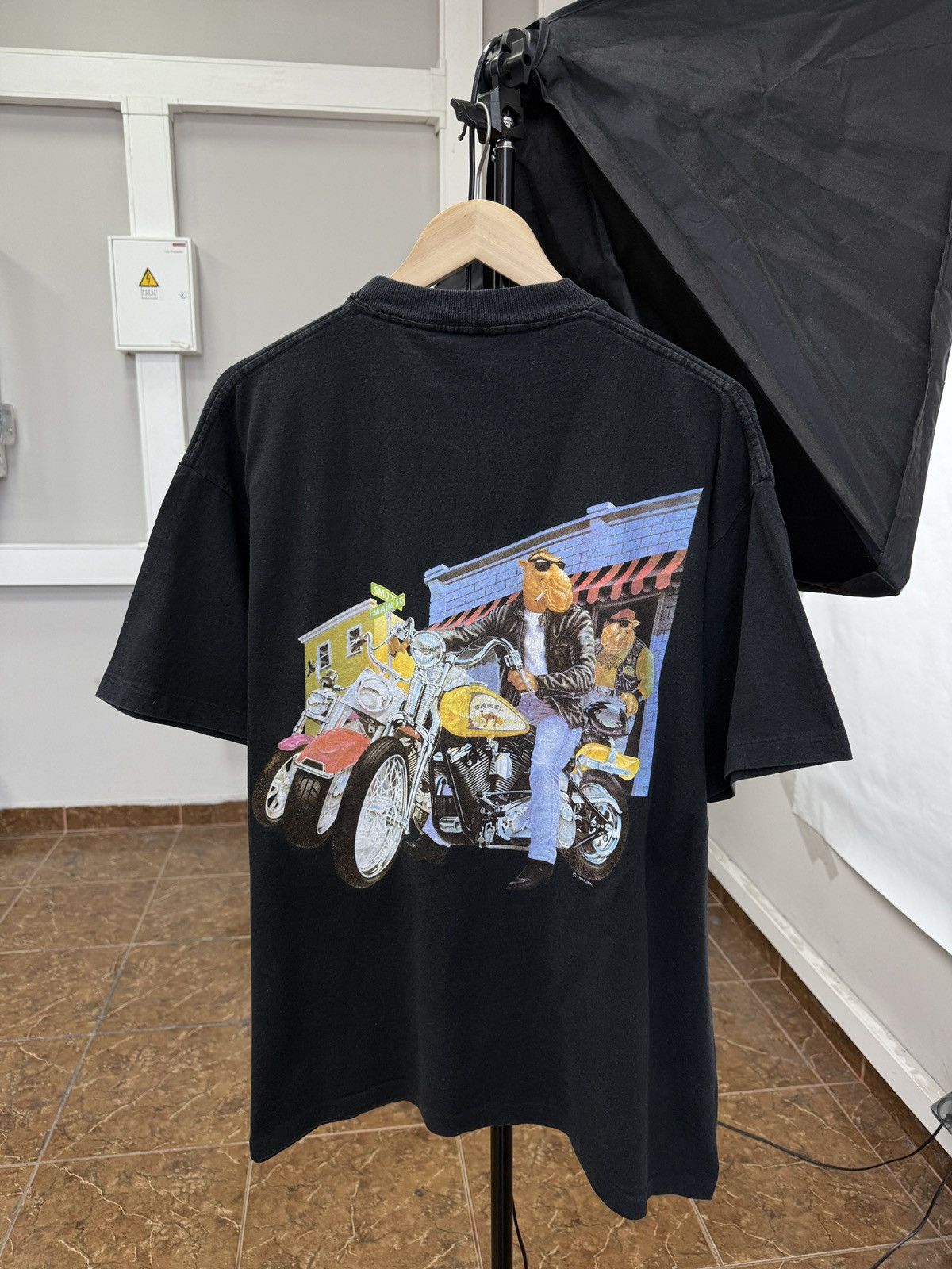 Camel 🇺🇸 Vintage 90s Camel Motorcycle Bike T-Shirt Rare Retro Y2K Size US XL / EU 56 / 4 - 1 Thumbnail