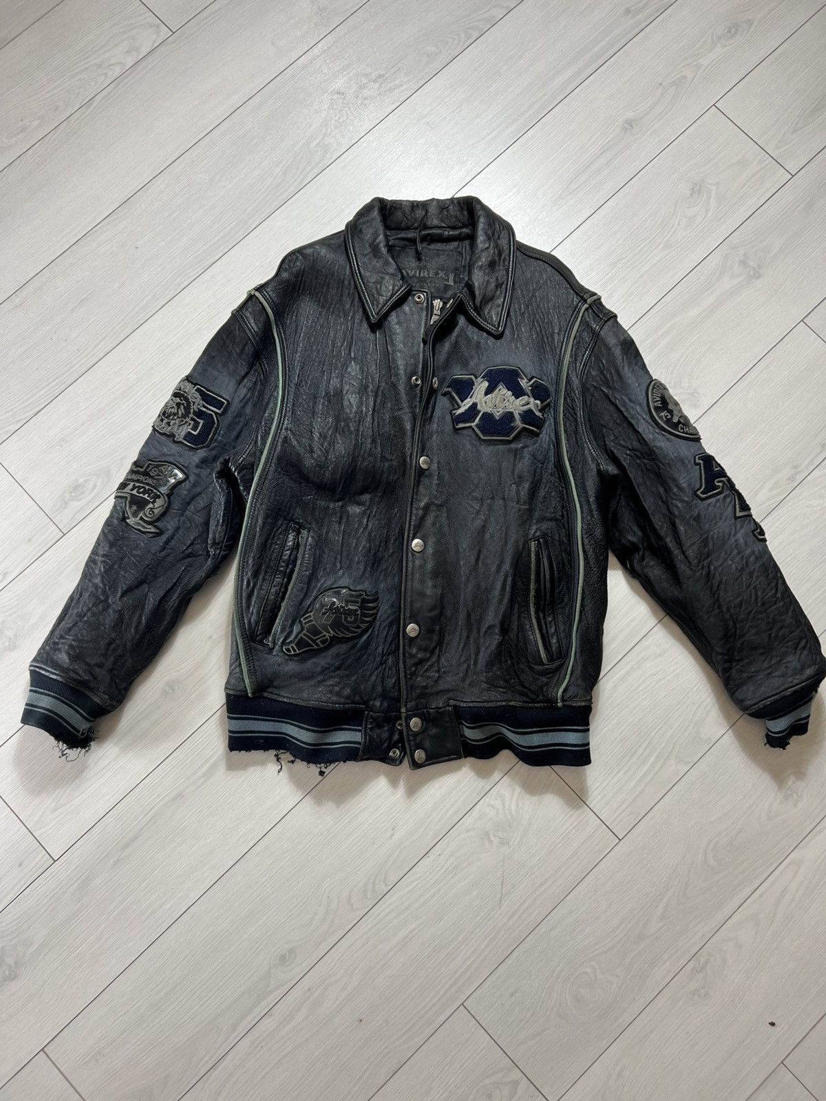 Avirex VTG Avirex Avant-Garde If Six Was Nine Style Leather Jacket Size US M / EU 48-50 / 2 - 2 Thumbnail