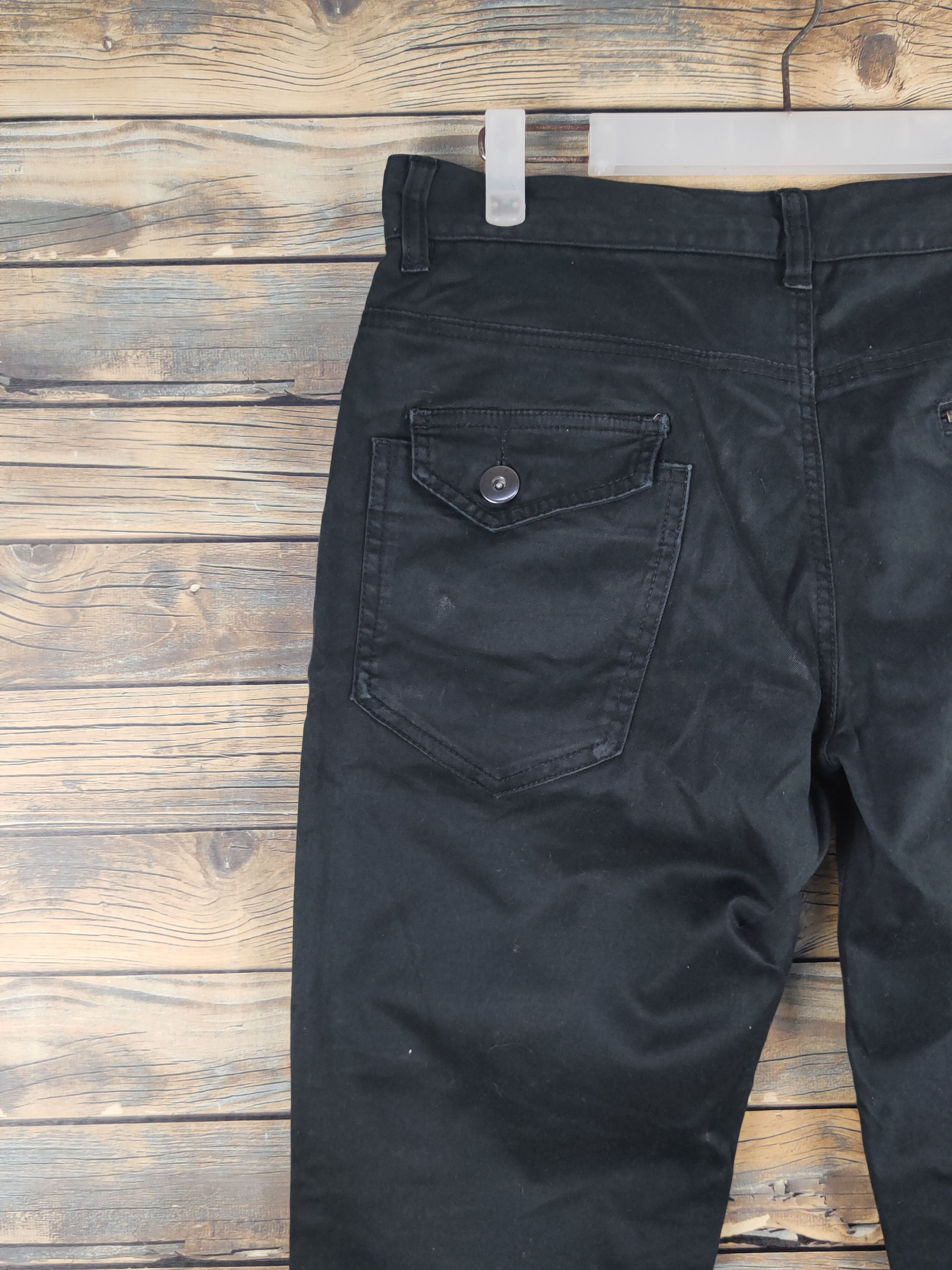 Japanese Brand DL Japanese Brand Black Multipocket Casual Pants #1584 Size US 30 / EU 46 - 8 Thumbnail