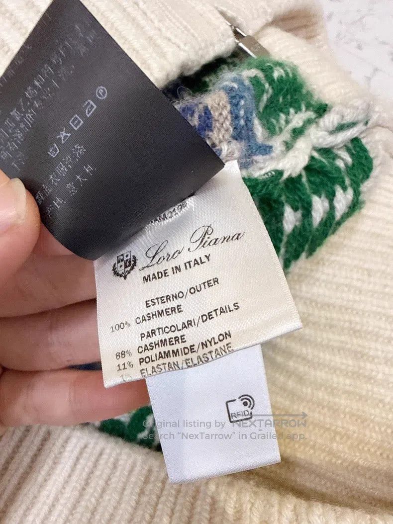 Loro Piana Loro Piana Holiday Series Fair Isle Knit Cardigan Jacket, Size XS / US 0-2 / IT 36-38 - 7 Thumbnail