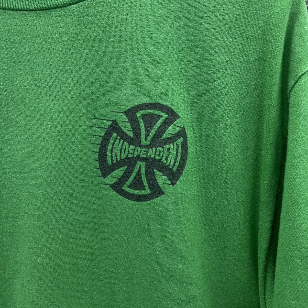 Independent Truck Co. × Vintage Vintage 2000s Independent Truck Company Skater Green T Shirt Size US M / EU 48-50 / 2 - 6 Thumbnail