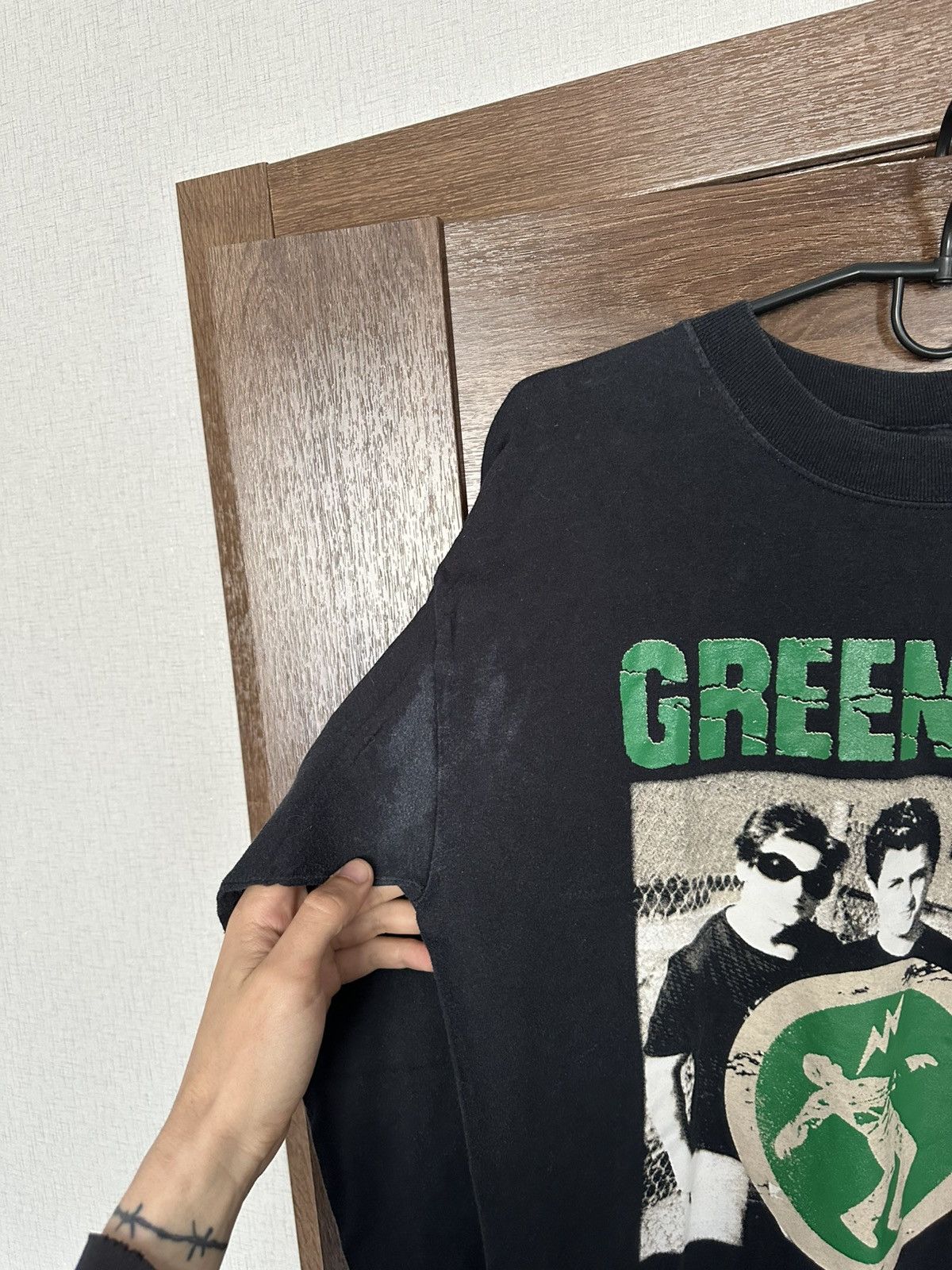 Band Tees 2000 Green Day Warning Vintage Band Long Sleeve T-Shirt Tee Size US M / EU 48-50 / 2 - 12 Thumbnail