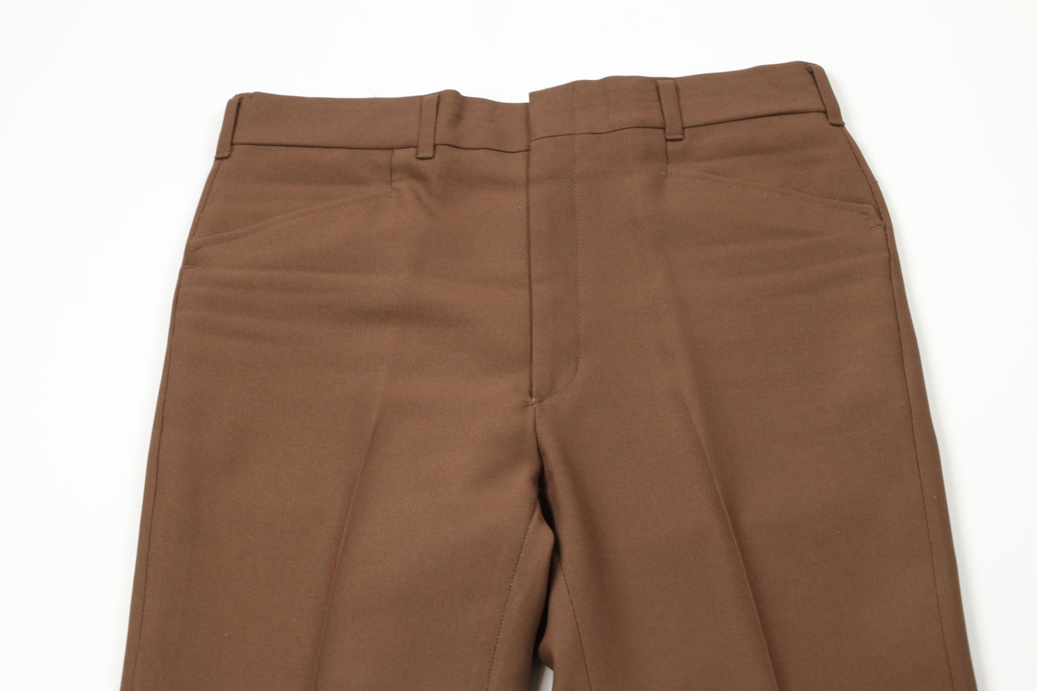 Vintage Vintage 70s Streetwear Knit Flared Wide Leg Chino Pants USA Size US 32 / EU 48 - 2 Thumbnail