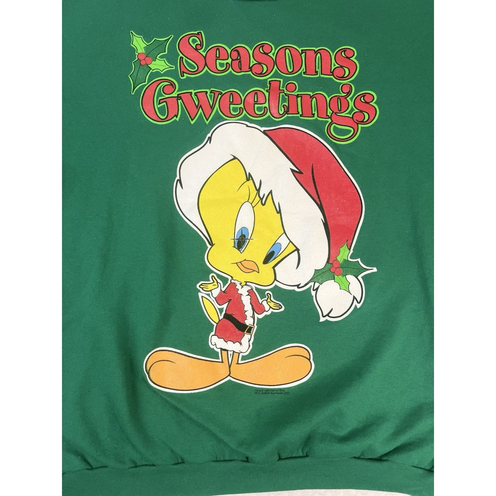 Other Vintage 1995 Tweety Xmas Seasons Gweetings Sweatshirt XL/2XL Size US XL / EU 56 / 4 - 2 Thumbnail