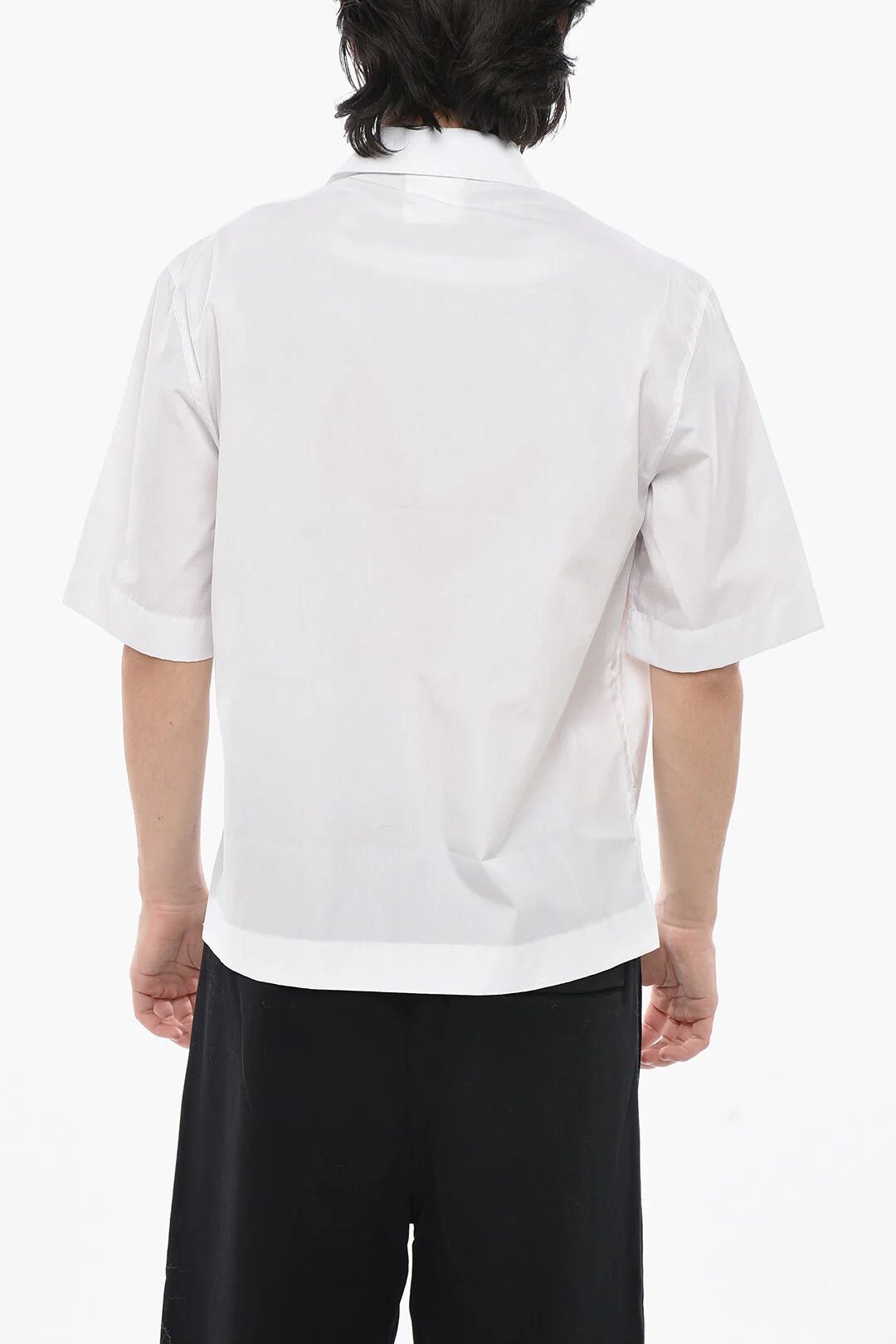 Givenchy og1mm0326 Cotton Bowling Shirt in White Size US S / EU 44-46 / 1 - 2 Thumbnail