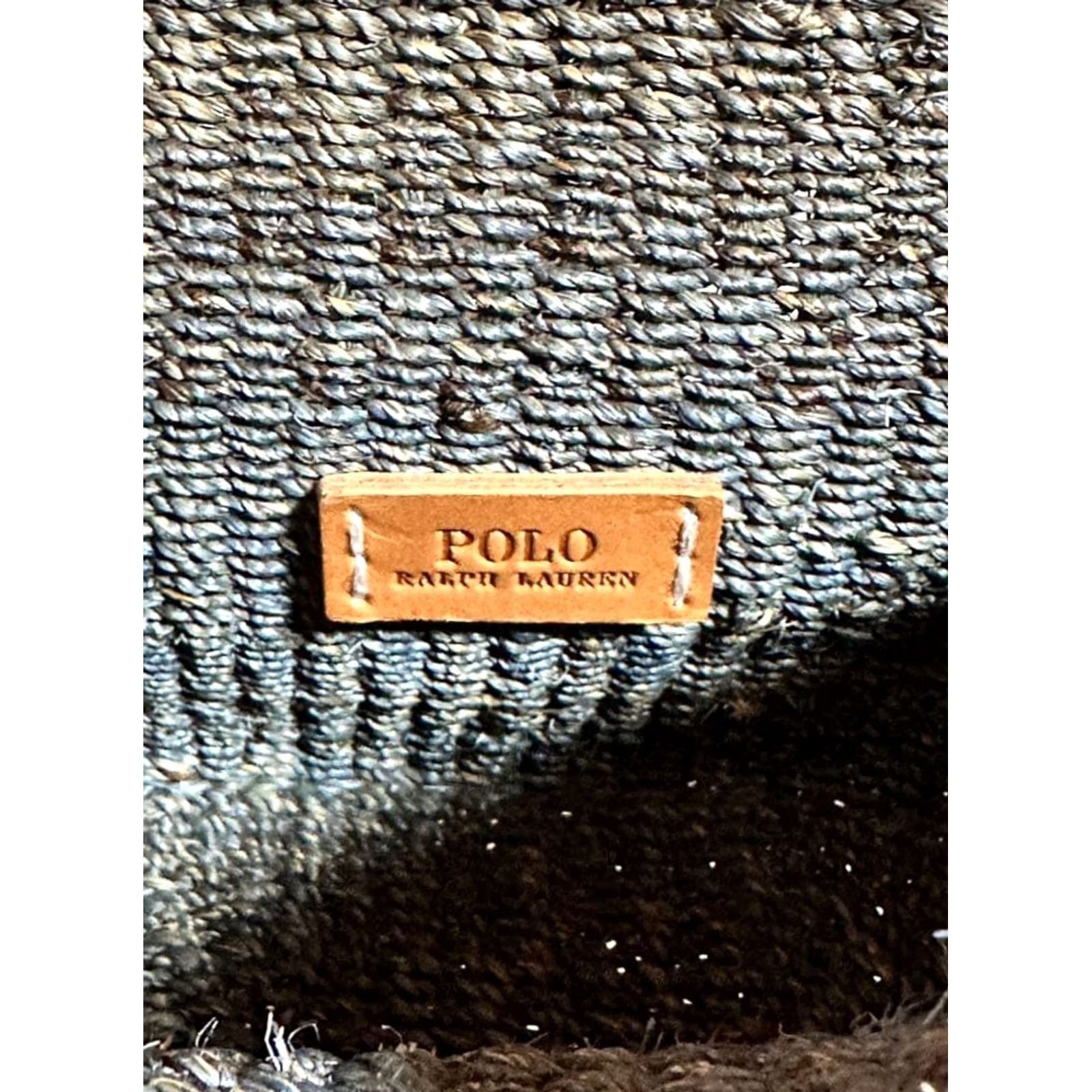 Polo Ralph Lauren Ralph Lauren Women Polo Raffia Mini Shoulder Bag Blue Limited Edition VHTF Desig Bag Size ONE SIZE - 7 Thumbnail