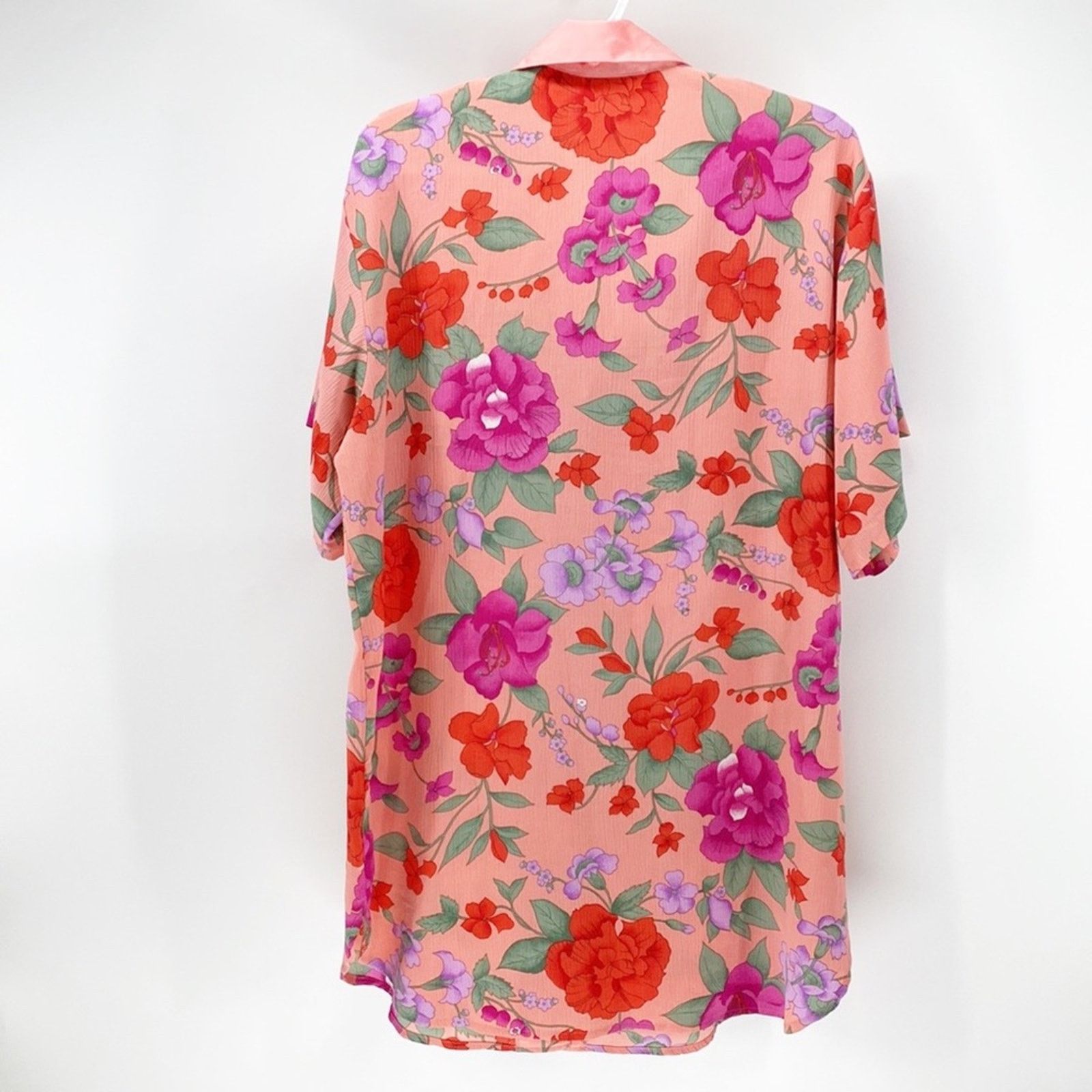 Victoria's Secret Victoria’s Secret Pink Floral Night Shirt Pajama oversized Size ONE SIZE - 6 Thumbnail
