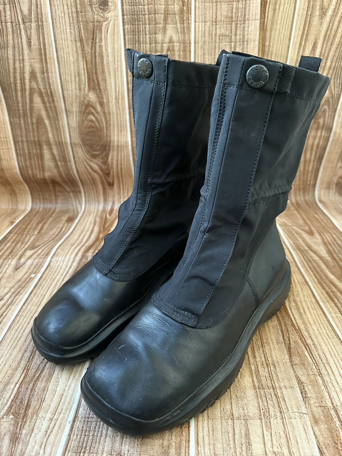Prada Prada FW 1999 Boots - Black leather Boots Size US 7 / EU 40 - 3 Thumbnail