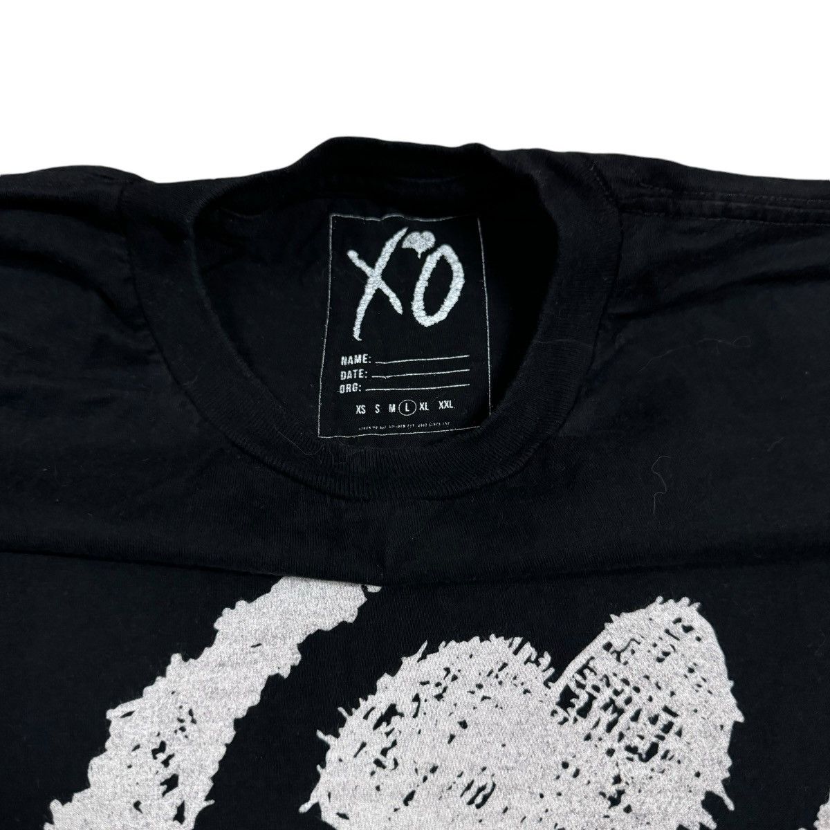 Band Tees × Rap Tees × The Weeknd XO The Weeknd Big Logo Promo Rapper Shirts Size US L / EU 52-54 / 3 - 6 Thumbnail
