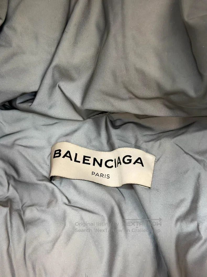 Balenciaga Balenciaga Silver Grey Down Jacket Size XS / US 0-2 / IT 36-38 - 3 Thumbnail