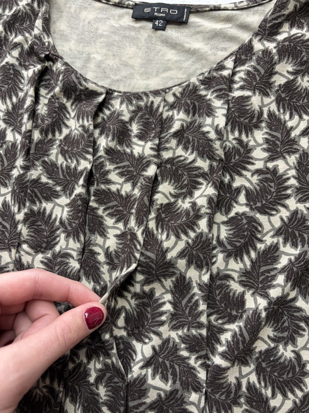 Etro Etro Italian vintage long sleeve top Size M / US 6-8 / IT 42-44 - 3 Thumbnail