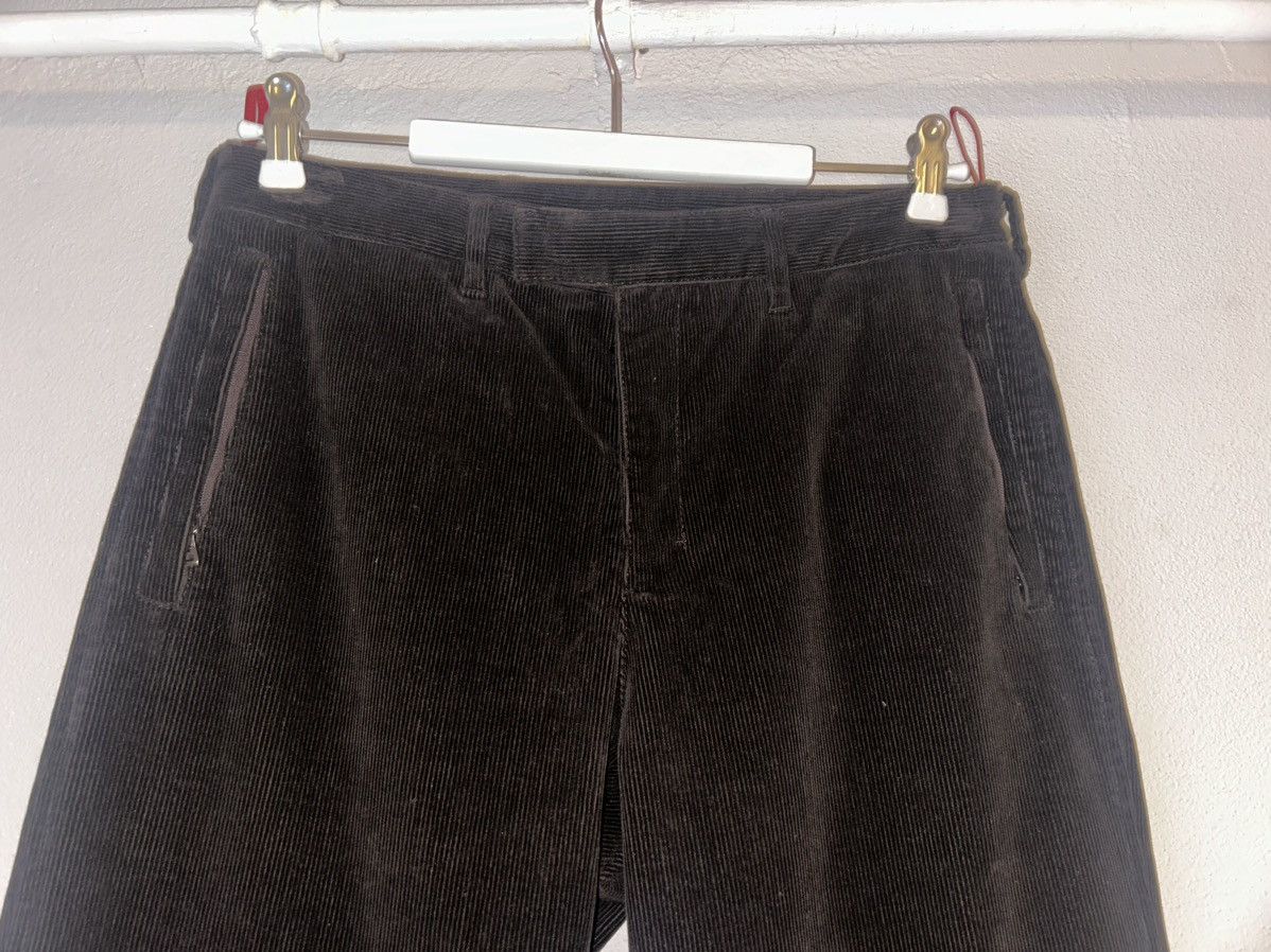 Prada Brown Corduroy Pants with Zipped Leg Openings - Size 48 Size US 32 / EU 48 - 3 Thumbnail