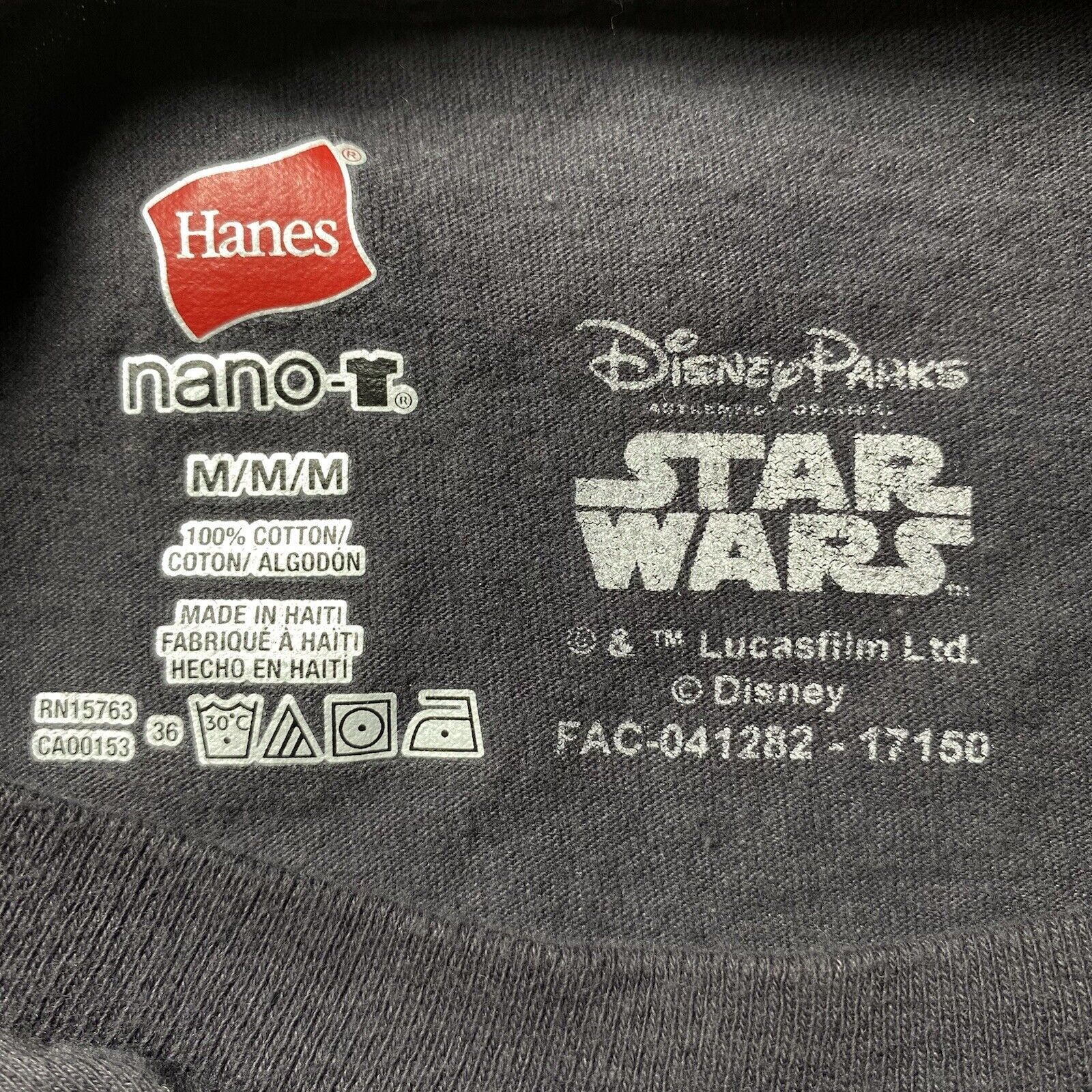 Disney Disney Parks Star Wars Darth Vader Short Sleeve Graphic Tee Size US M / EU 48-50 / 2 - 3 Thumbnail