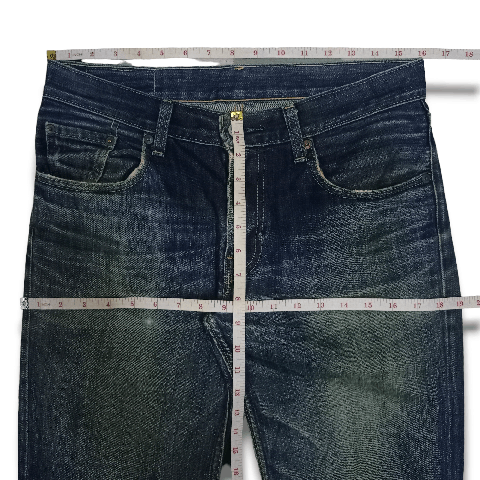 Levi's × Levi's Vintage Clothing Vintage 90s Levis 502 Mud Wash Loose Style Distressed Jeans Size US 32 / EU 48 - 10 Thumbnail