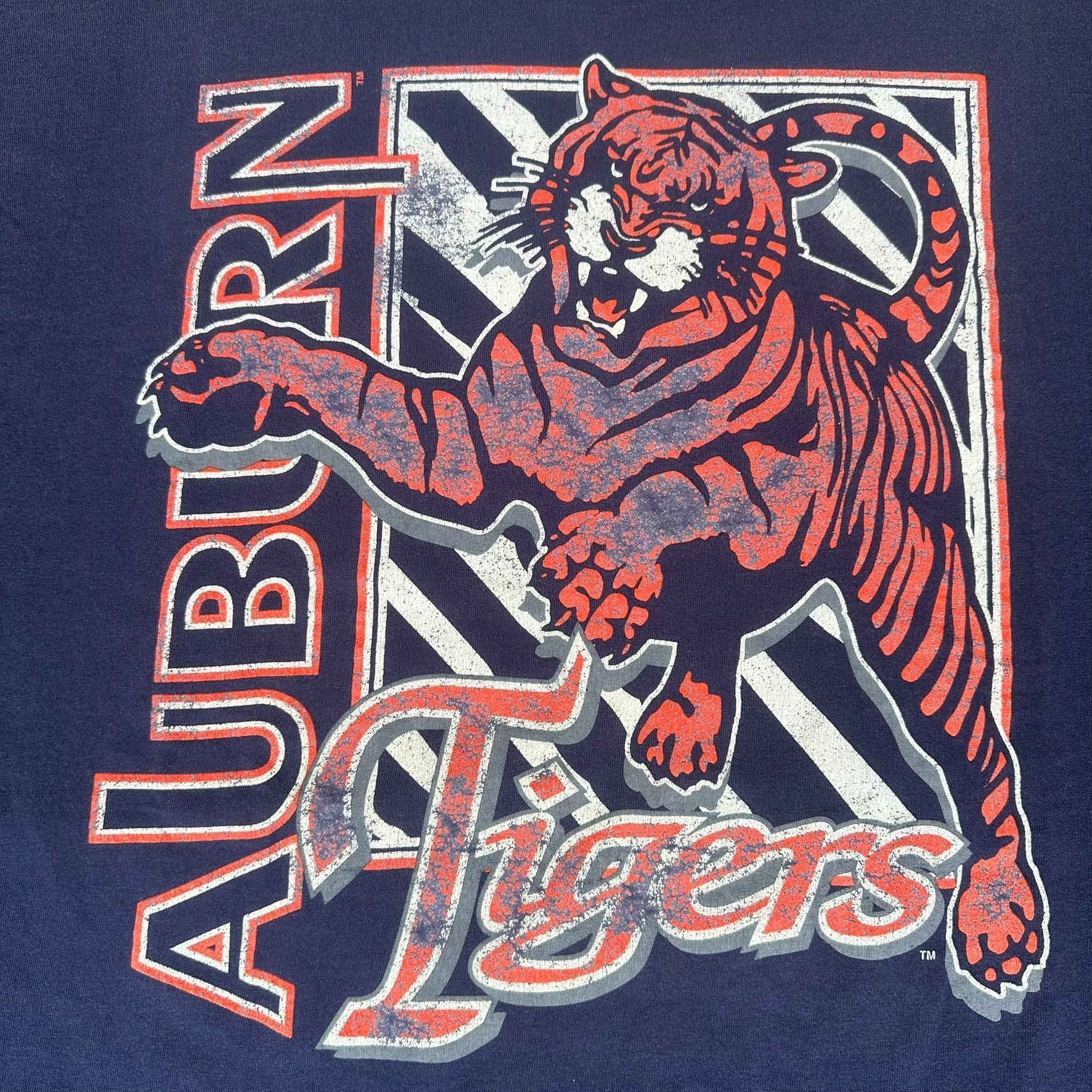 Russell Athletic Vintage 90s Russell Auburn Tigers T-Shirt Navy XL NCAA Colle Size US XL / EU 56 / 4 - 2 Thumbnail