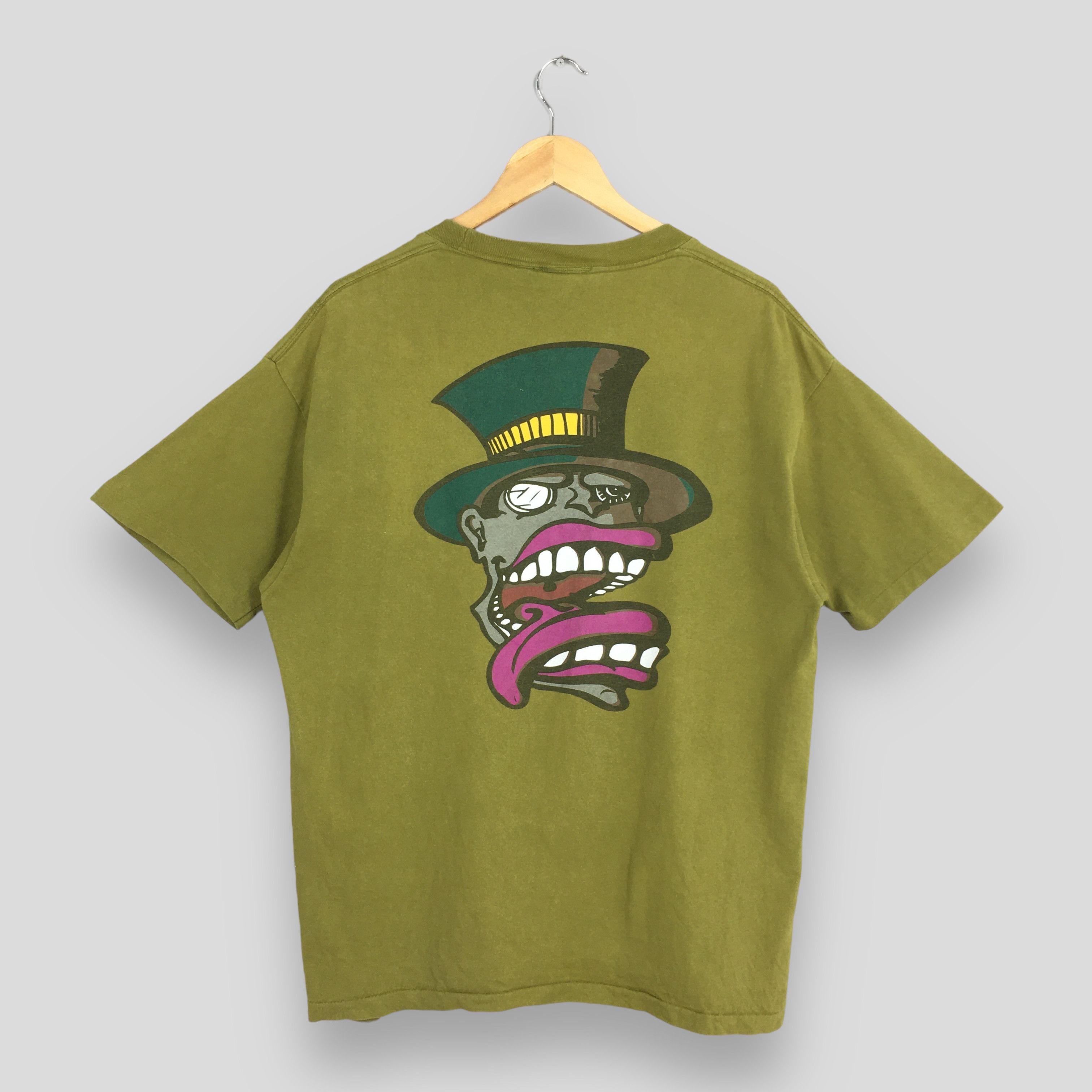 Vintage Vintage 90's Tower Records Green Tshirt XLarge Size US XL / EU 56 / 4 - 1 Thumbnail