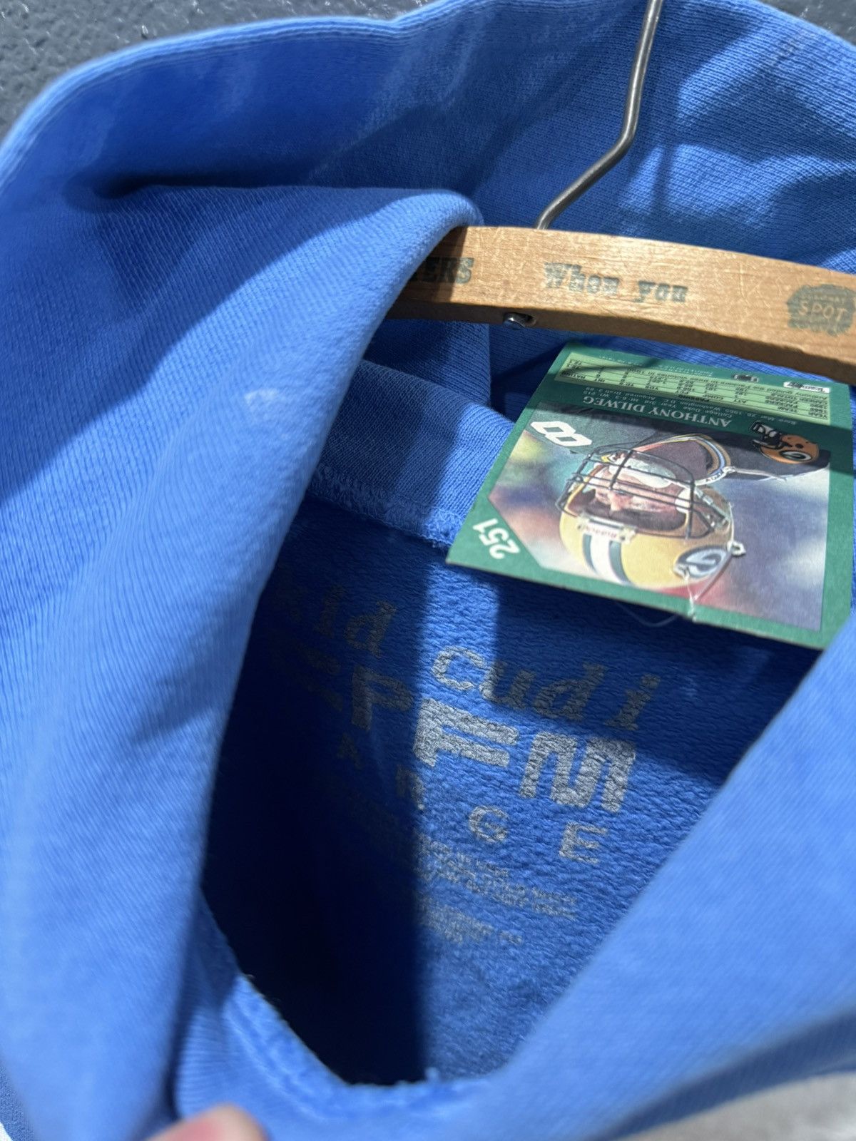 Cactus Plant Flea Market Cactus Plant Flea Market Kid Cudi Blue Puff Print Hoodie L Size US L / EU 52-54 / 3 - 2 Thumbnail