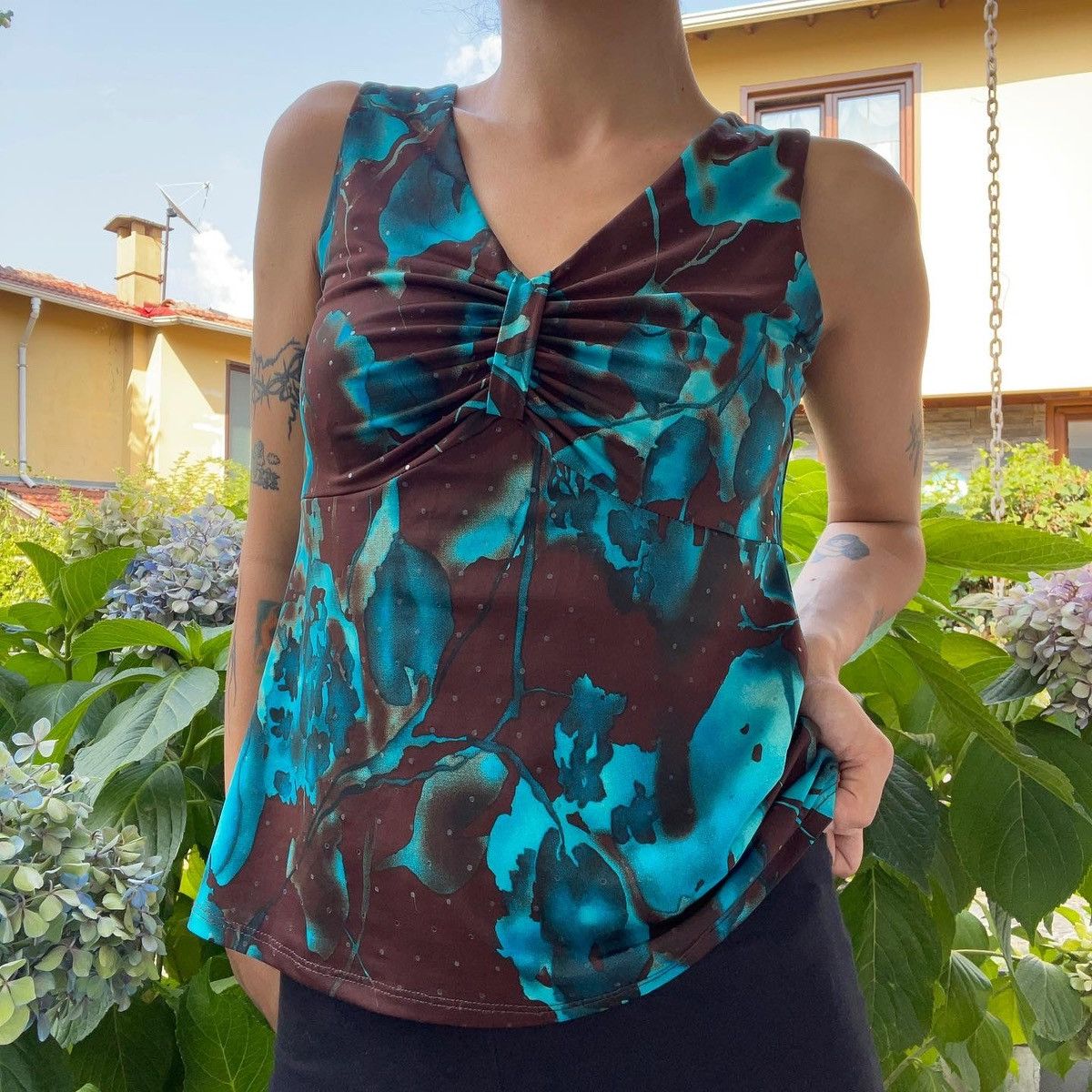 Vintage Y2k blouse Size S / US 4 / IT 40 - 1 Thumbnail