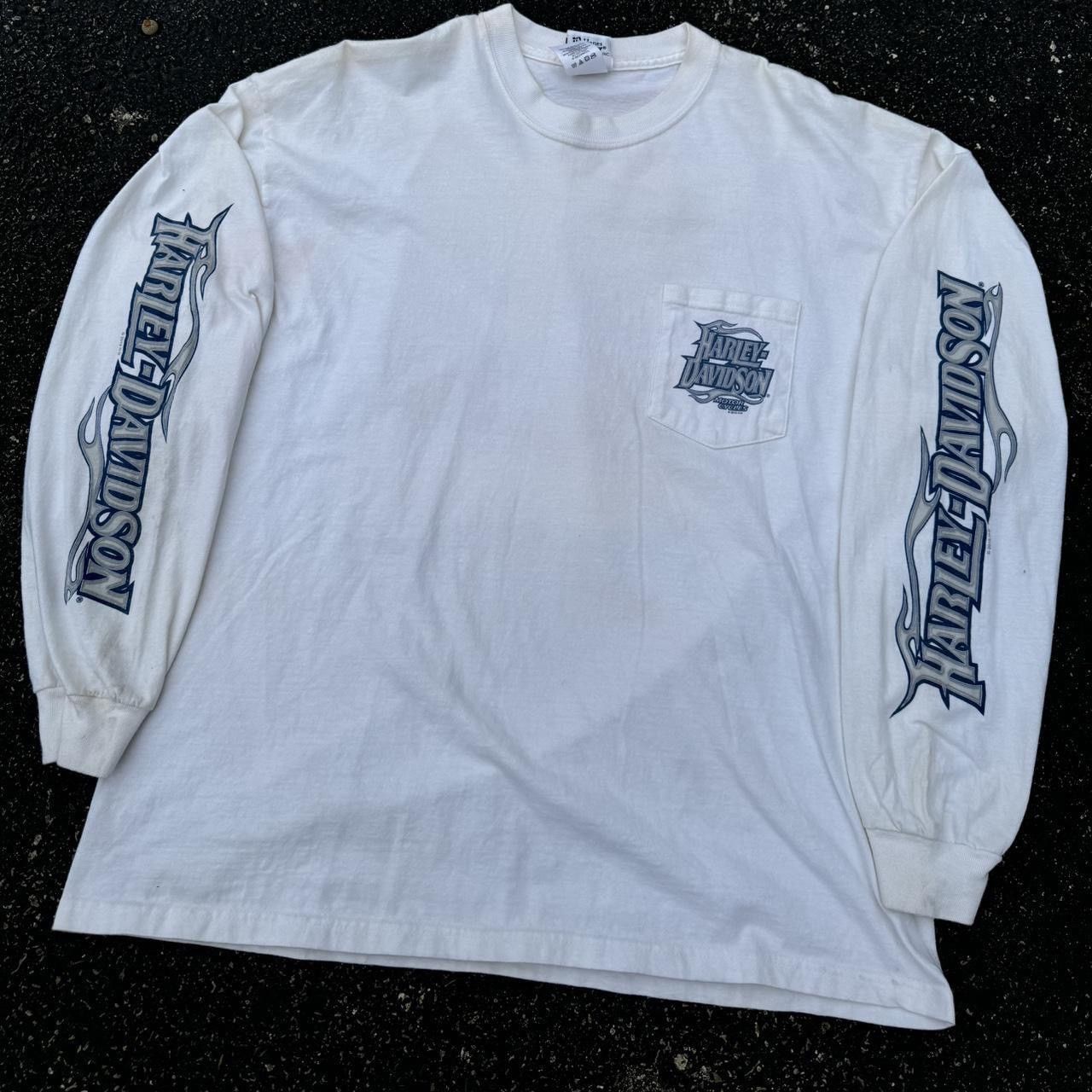 Harley Davidson × Vintage Harley Longsleeve Size US XL / EU 56 / 4 - 1 Thumbnail