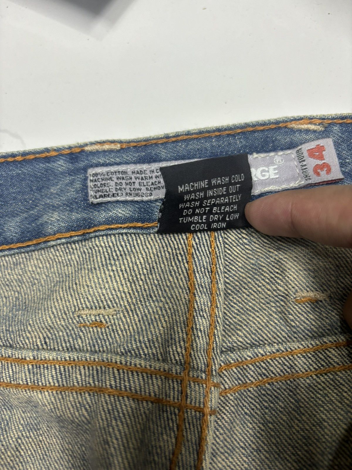 Xlarge RARE🔥X-LARGE MUD WASH ART BAGGY JEANS Size US 34 / EU 50 - 12 Thumbnail