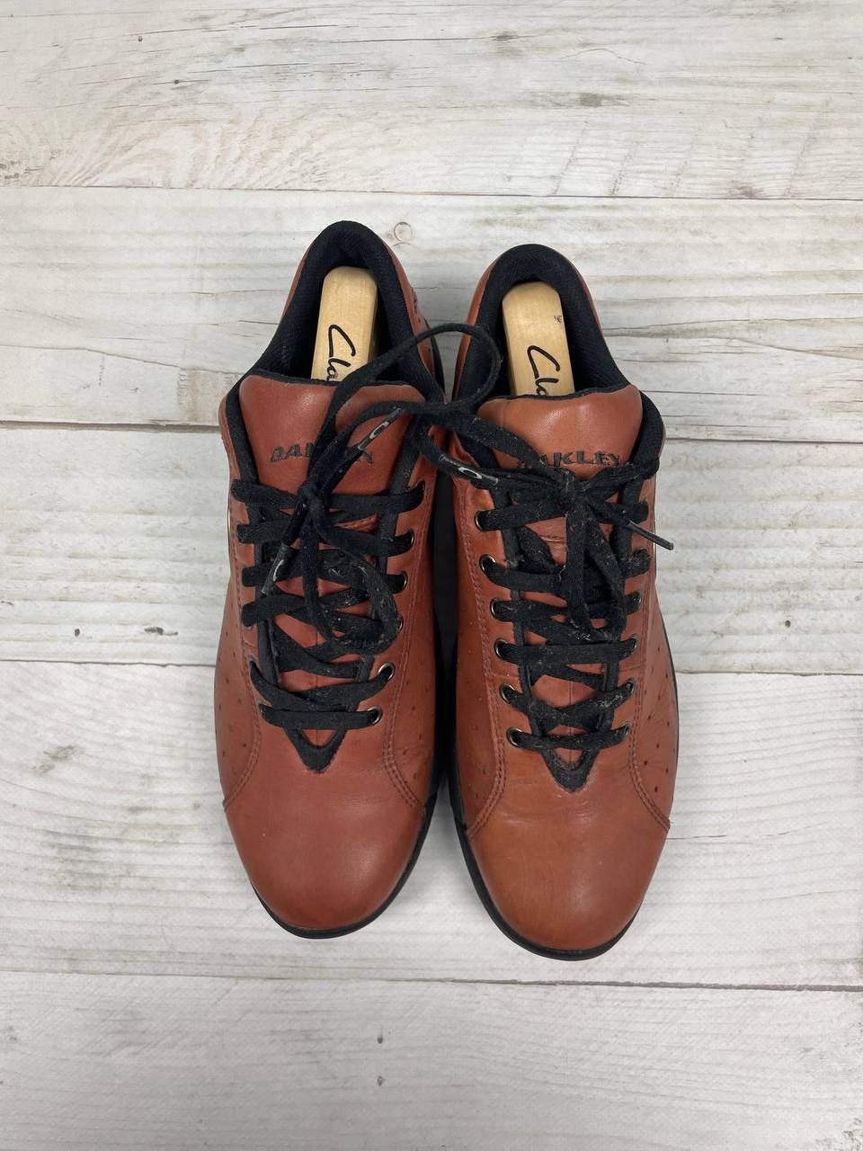 Oakley Vintage Oakley FACTORY PILOT Software Leather Sneakers 2002 Size US 10 / EU 43 - 4 Thumbnail