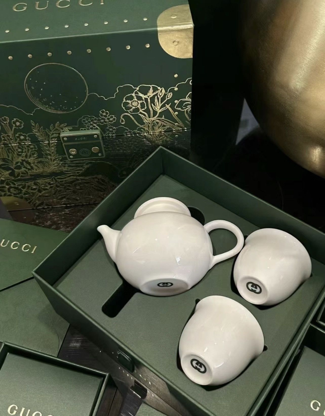 Gucci 🫖 Gucci VIP Tea pot and cups jewelry box boxset Size ONE SIZE - 1 Thumbnail