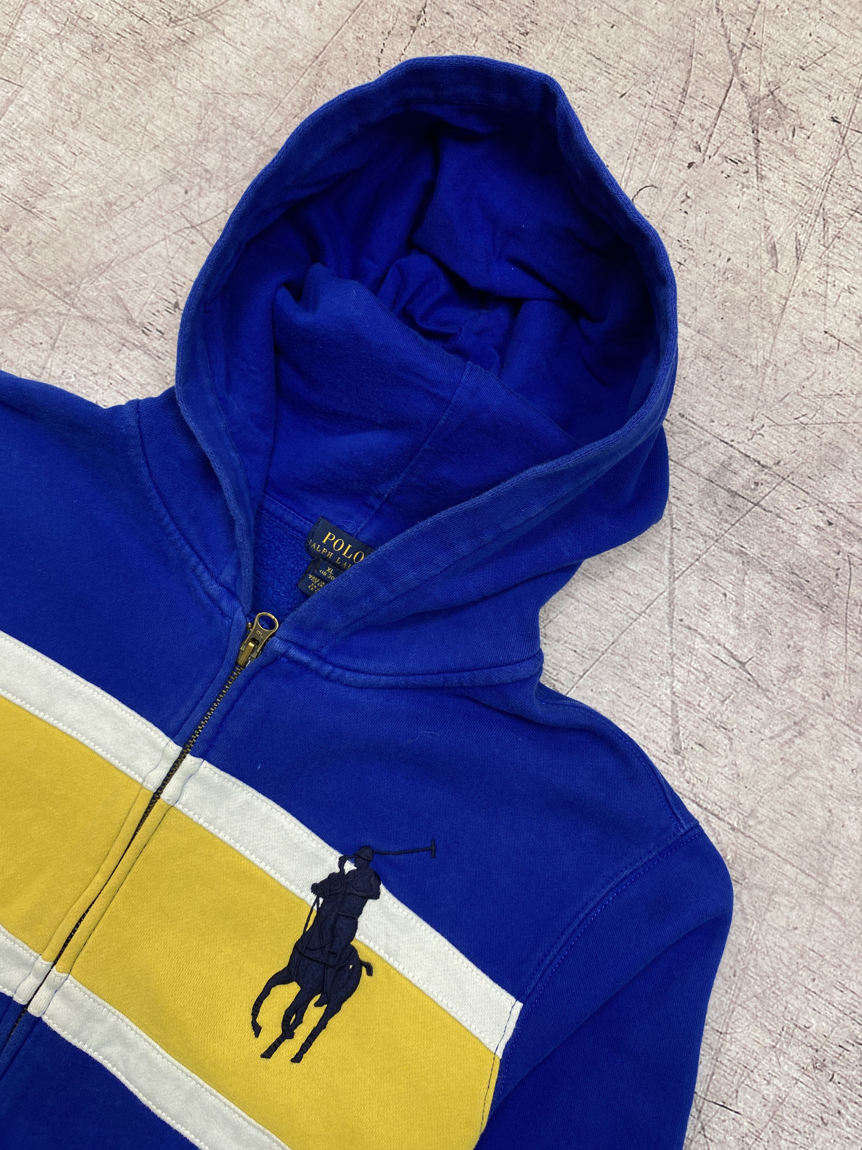 Polo Ralph Lauren × Ralph Lauren Polo Ralph Lauren Vintage Mens Zip Hoodie Size US S / EU 44-46 / 1 - 2 Thumbnail