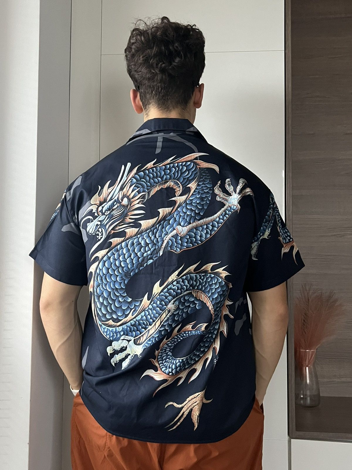 Affliction × Japanese Brand ‼️Archival Japanese Style Dragon Y2k Lite Weight Silk Tee‼️ Size US L / EU 52-54 / 3 - 5 Thumbnail