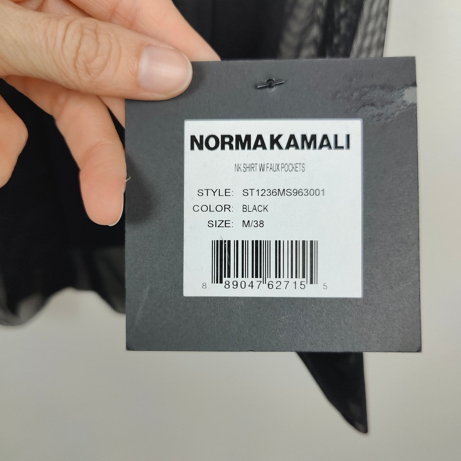 Norma Kamali Norma Kamali Sheer Mesh Shirt Womens Medium Faux Pockets Size M / US 6-8 / IT 42-44 - 8 Thumbnail