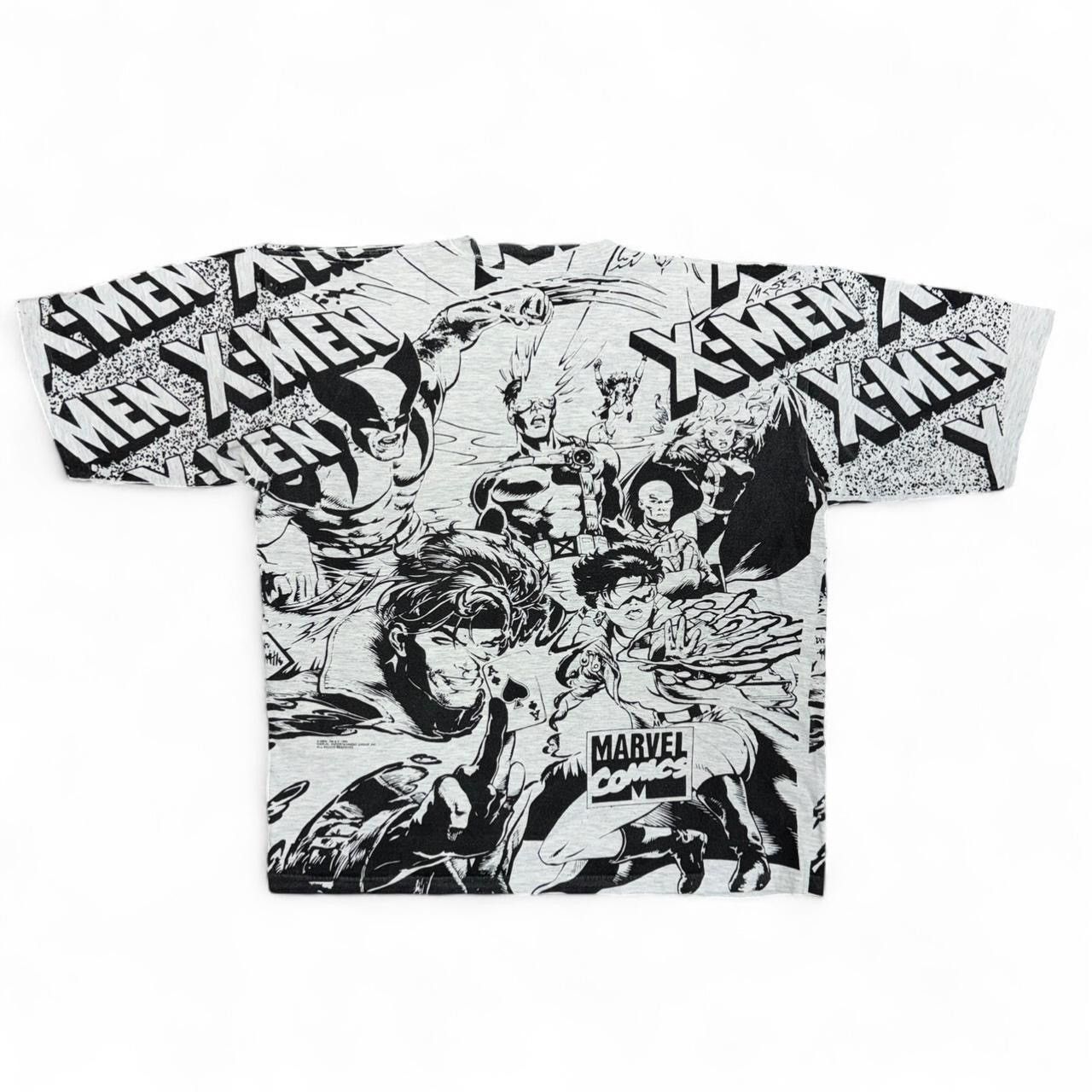 Marvel Comics Vintage XMen 1993 Marvel All Over Print Mega T-Shirt Size XL Size US XL / EU 56 / 4 - 5 Thumbnail