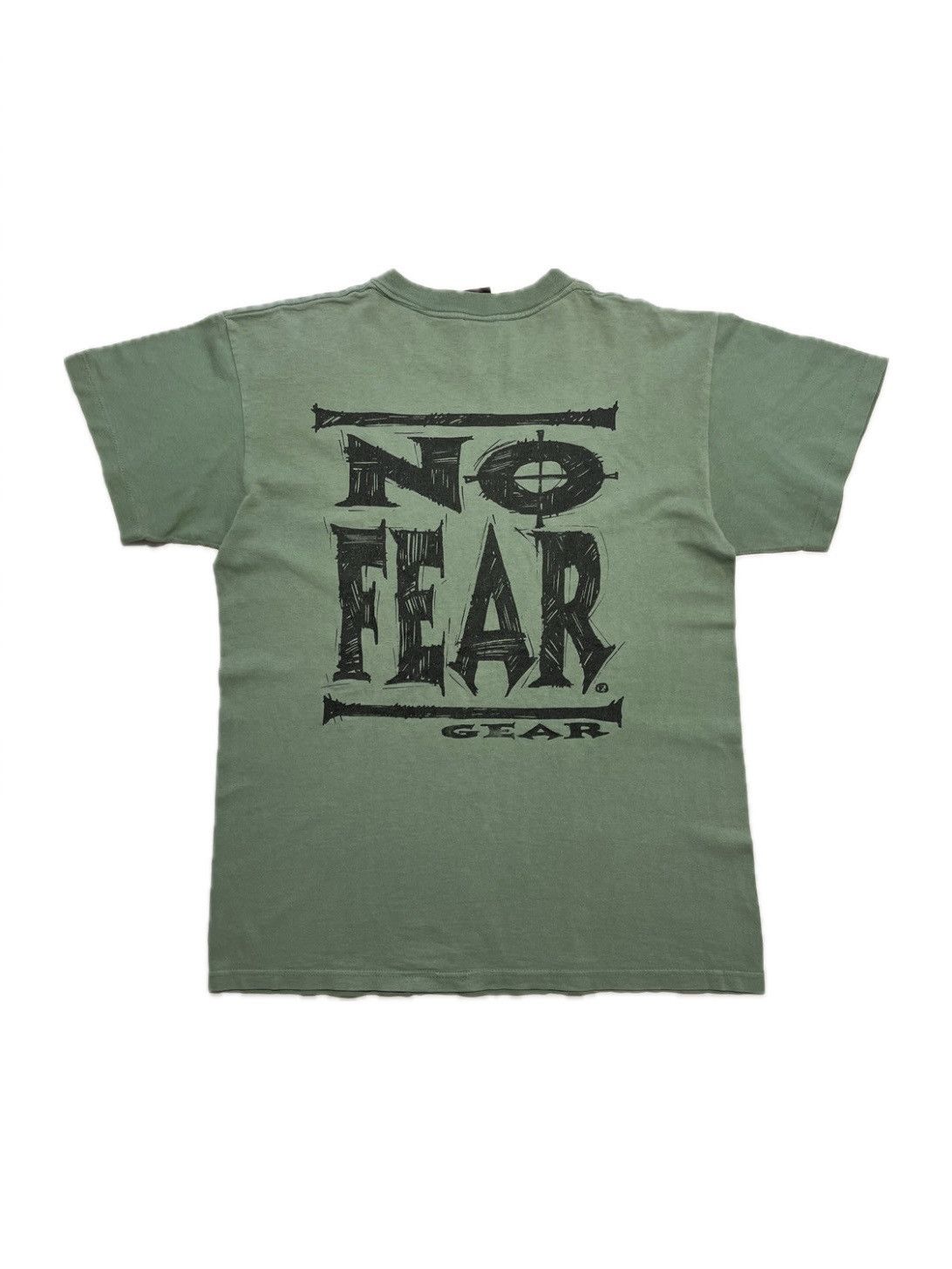 No Fear VINTAGE 90's NO FEAR GEAR SKATE SURF TEE single stitch Size US L / EU 52-54 / 3 - 2 Thumbnail