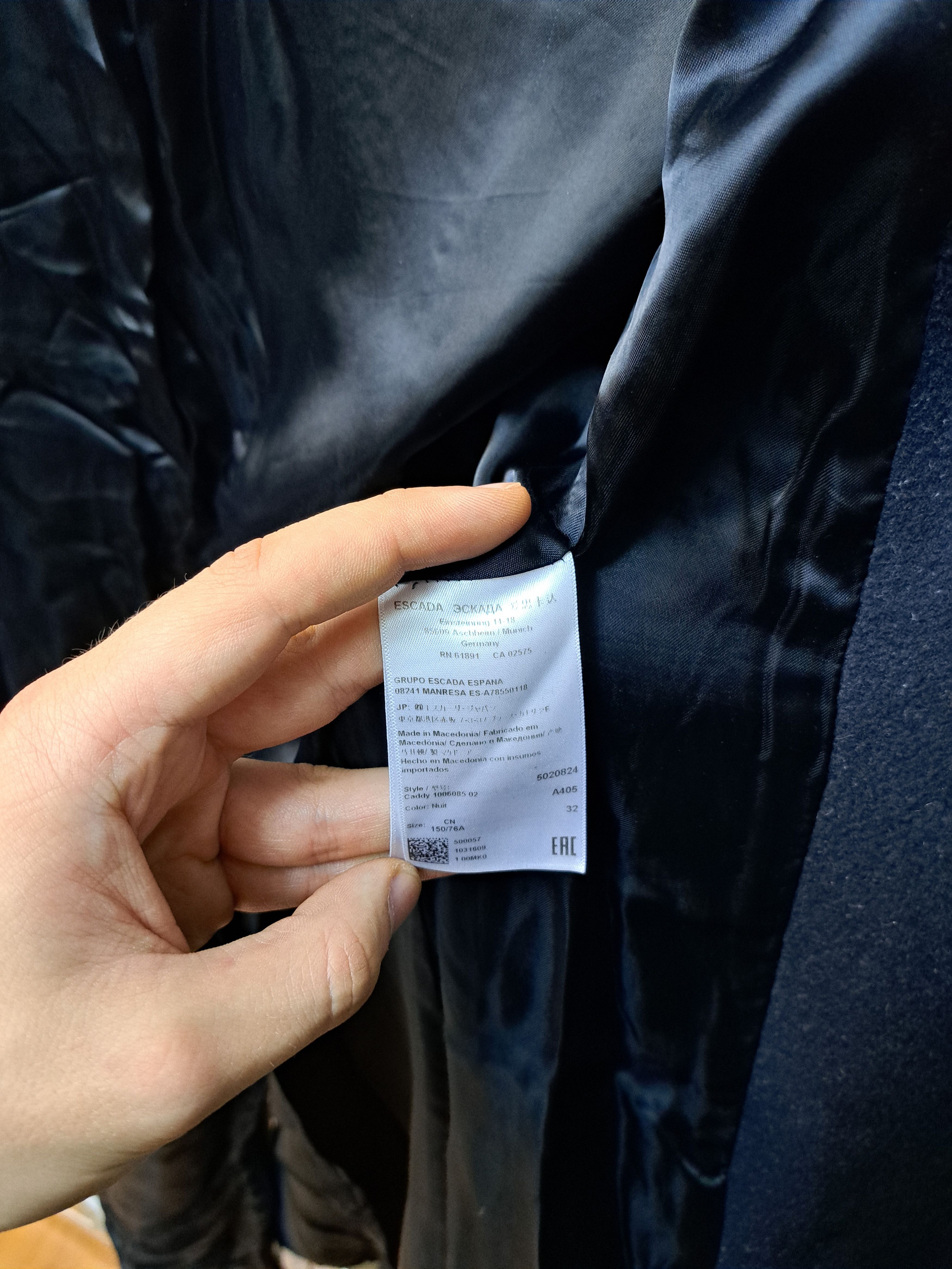Escada Escada Cashmere and Wool Belted Coat Old Money Luxury Size XS / US 0-2 / IT 36-38 - 8 Thumbnail
