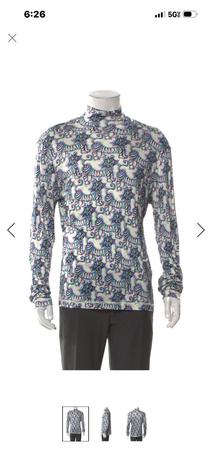 Dior Dior Silk Long-Sleeve T-Shirt Size US L / EU 52-54 / 3 - 10 Thumbnail